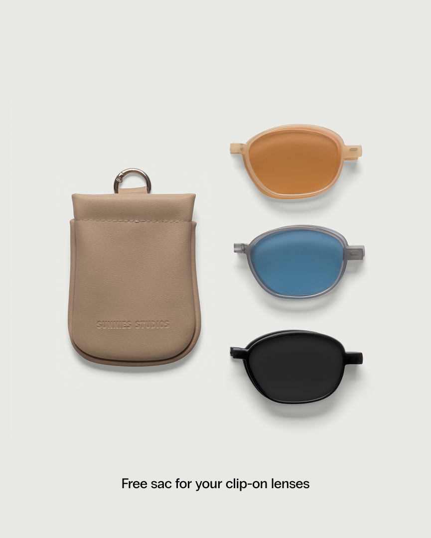 Penn Clip-Ons pilot blue metal lenses