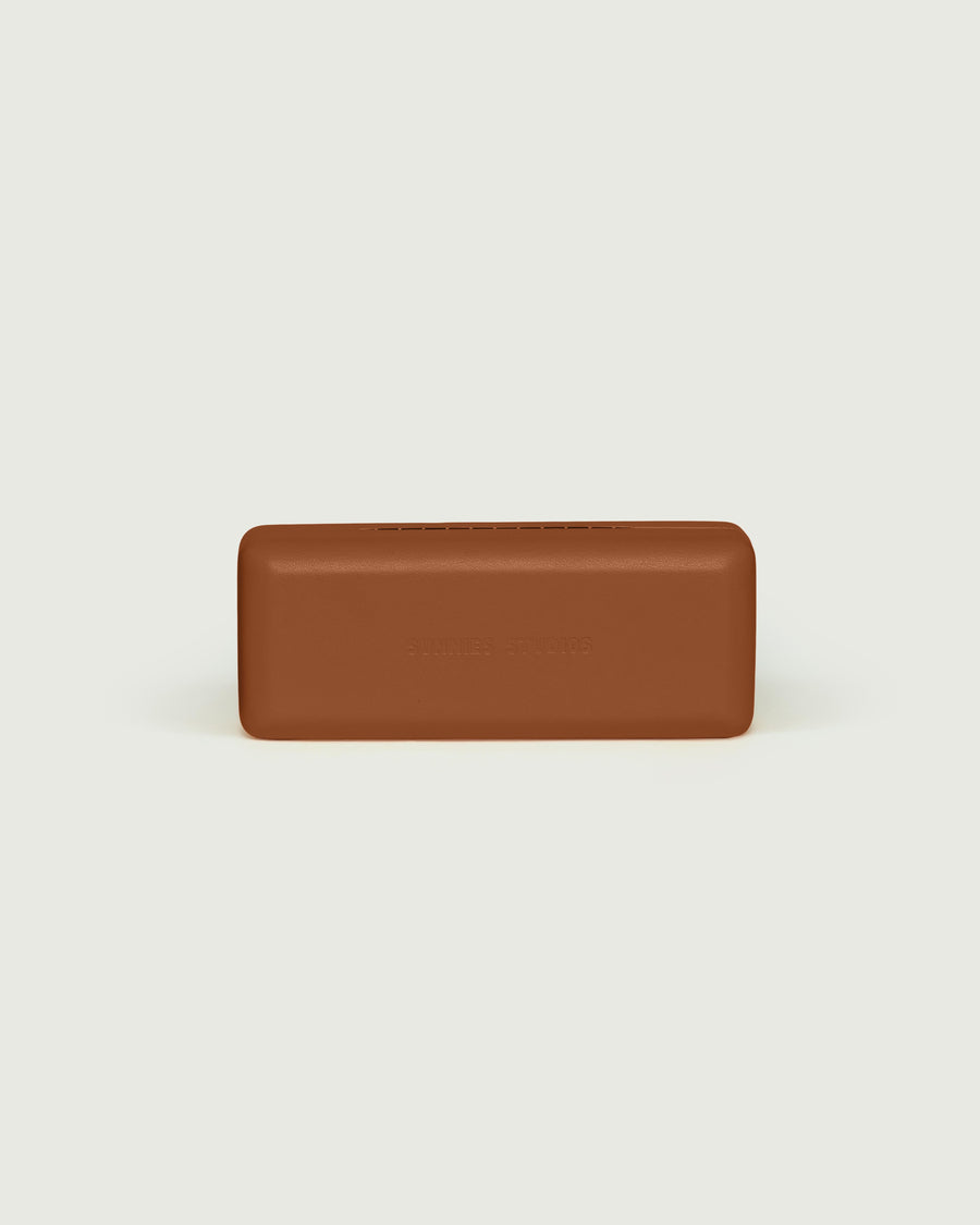 Hard Cae Eyewear Case brown  front