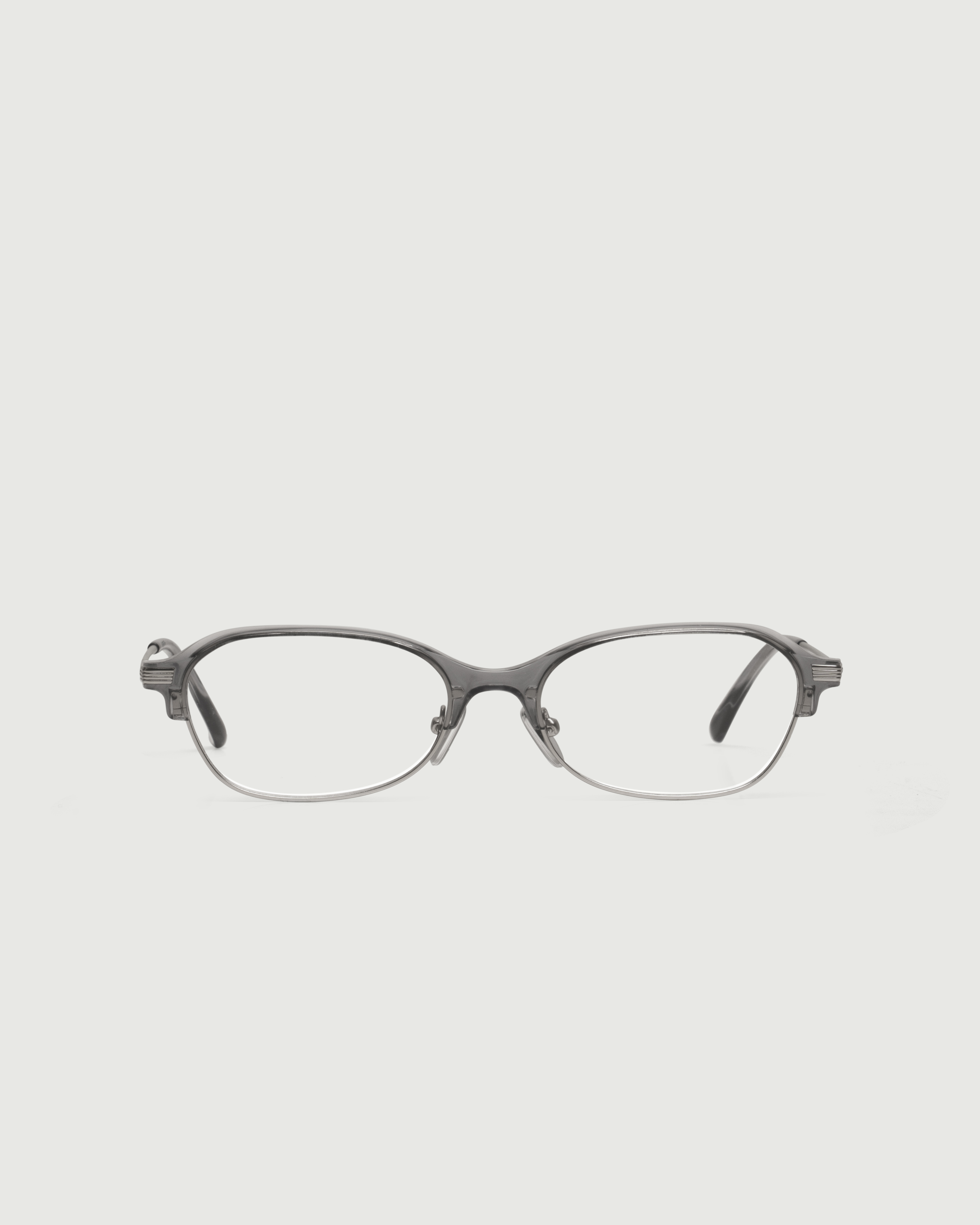 Thistle::Daphne Eyeglasses Oval Purple castor seed front
