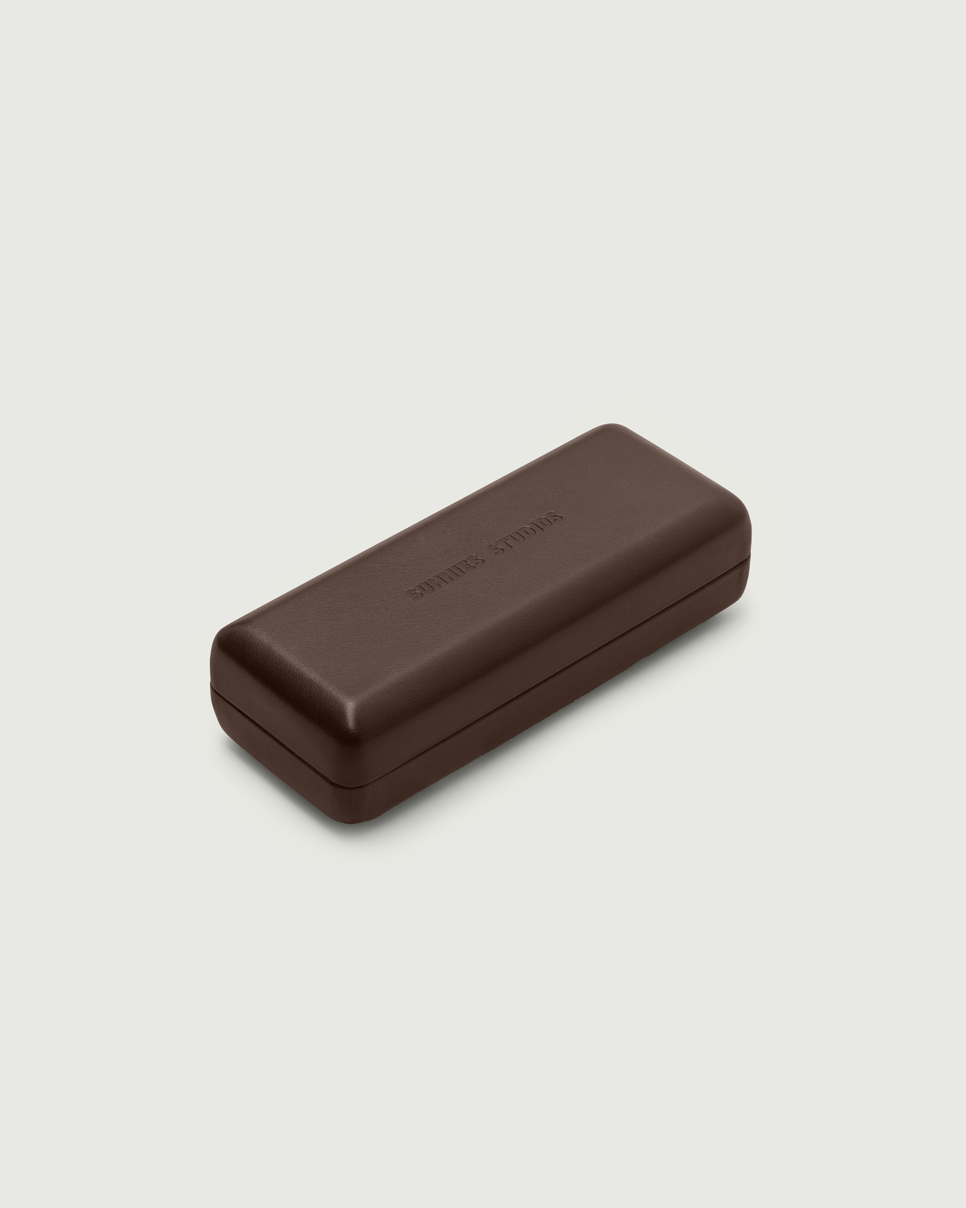 Ganache::Hard Case Eyewear case brown  front diagonal
