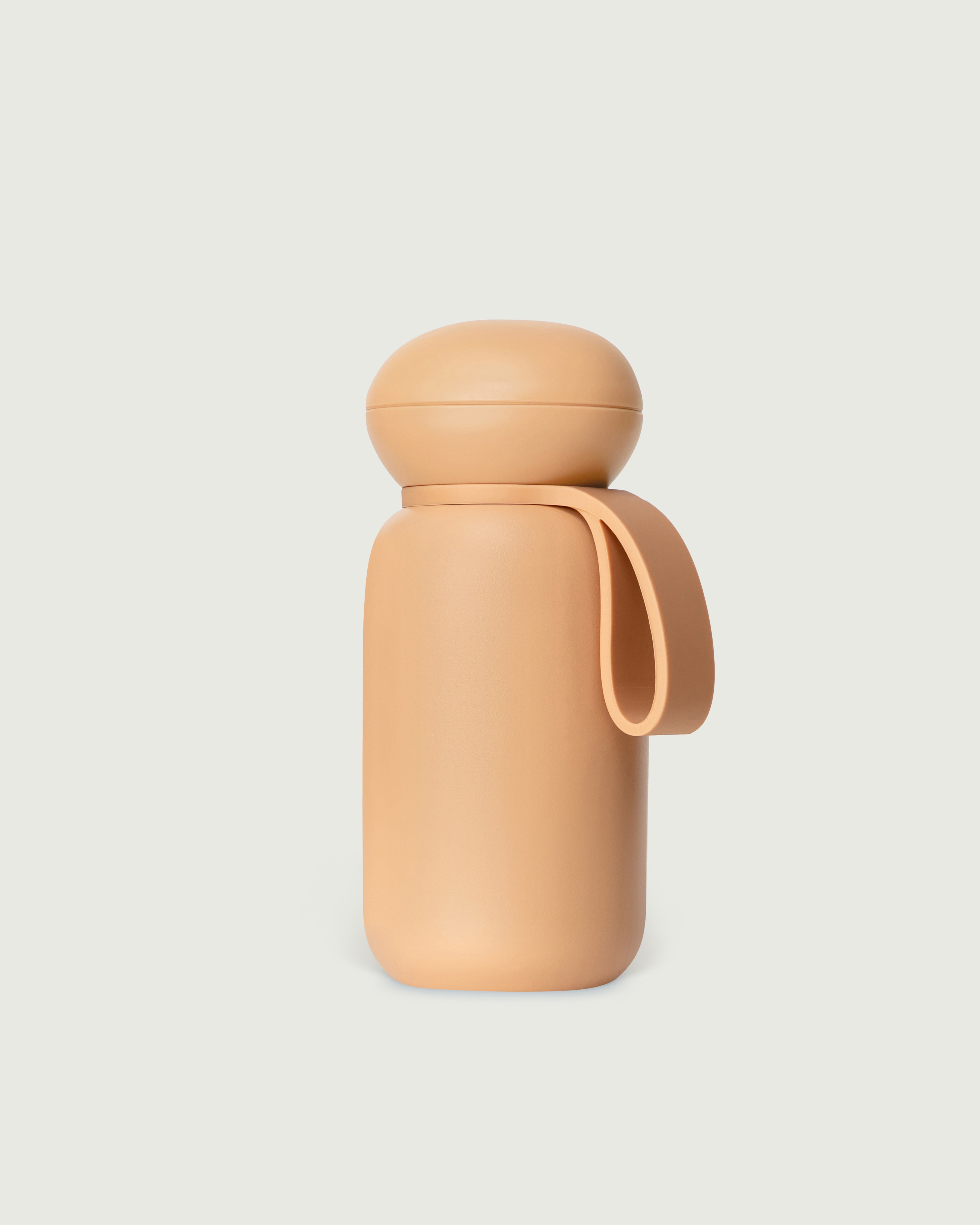 Macchiato-16oz::Sunnies Flask  Tumbler brown  front