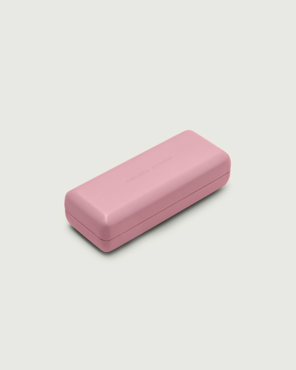 Macaron::Hard Case Eyewear case pink  front diagonal