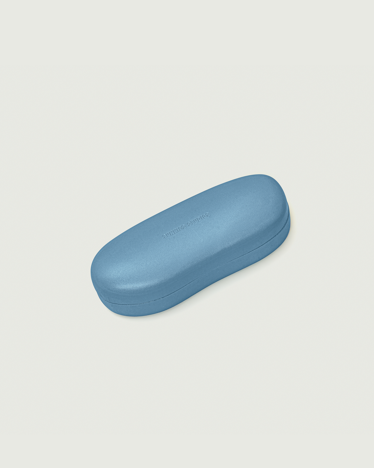 Bean Bag::Pebble Hard Case Eyewear case Blue  front diagonal
