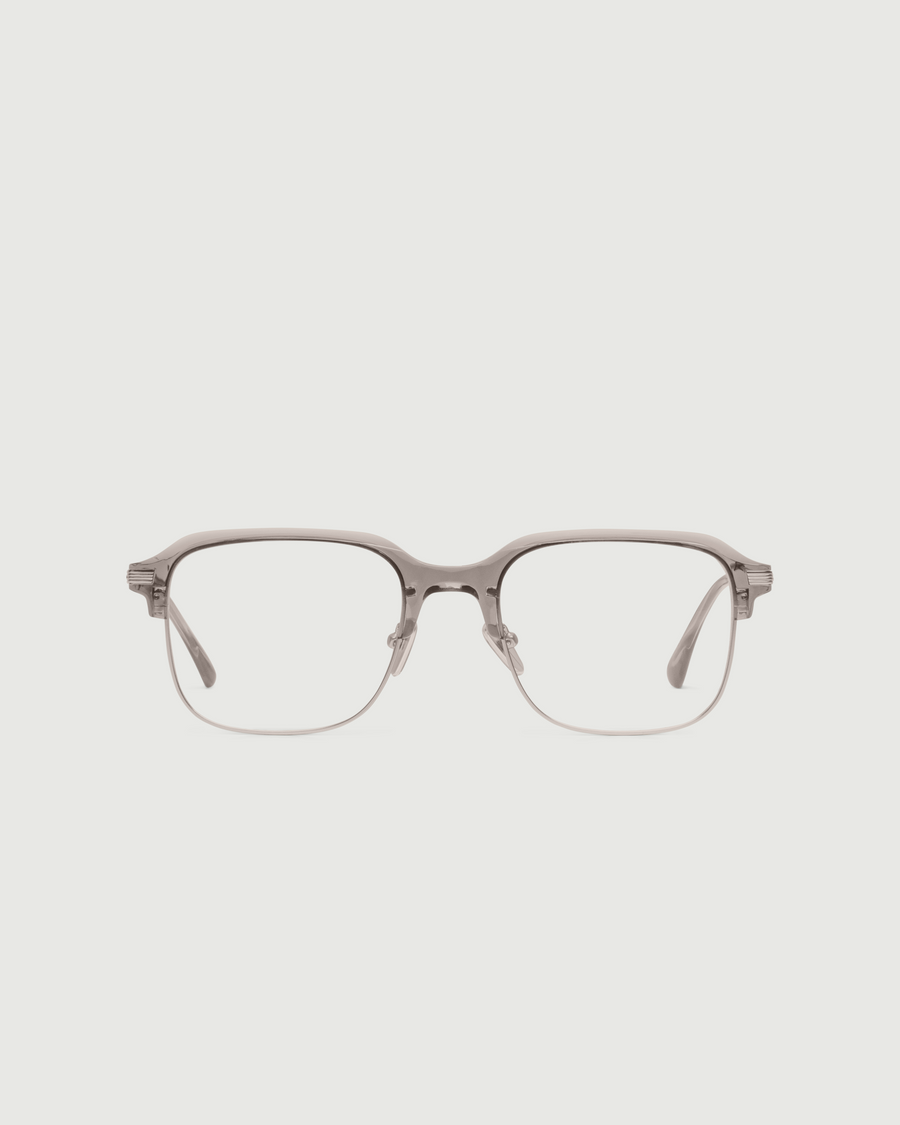 Sadie Eyeglasses Square Brown castor seed front