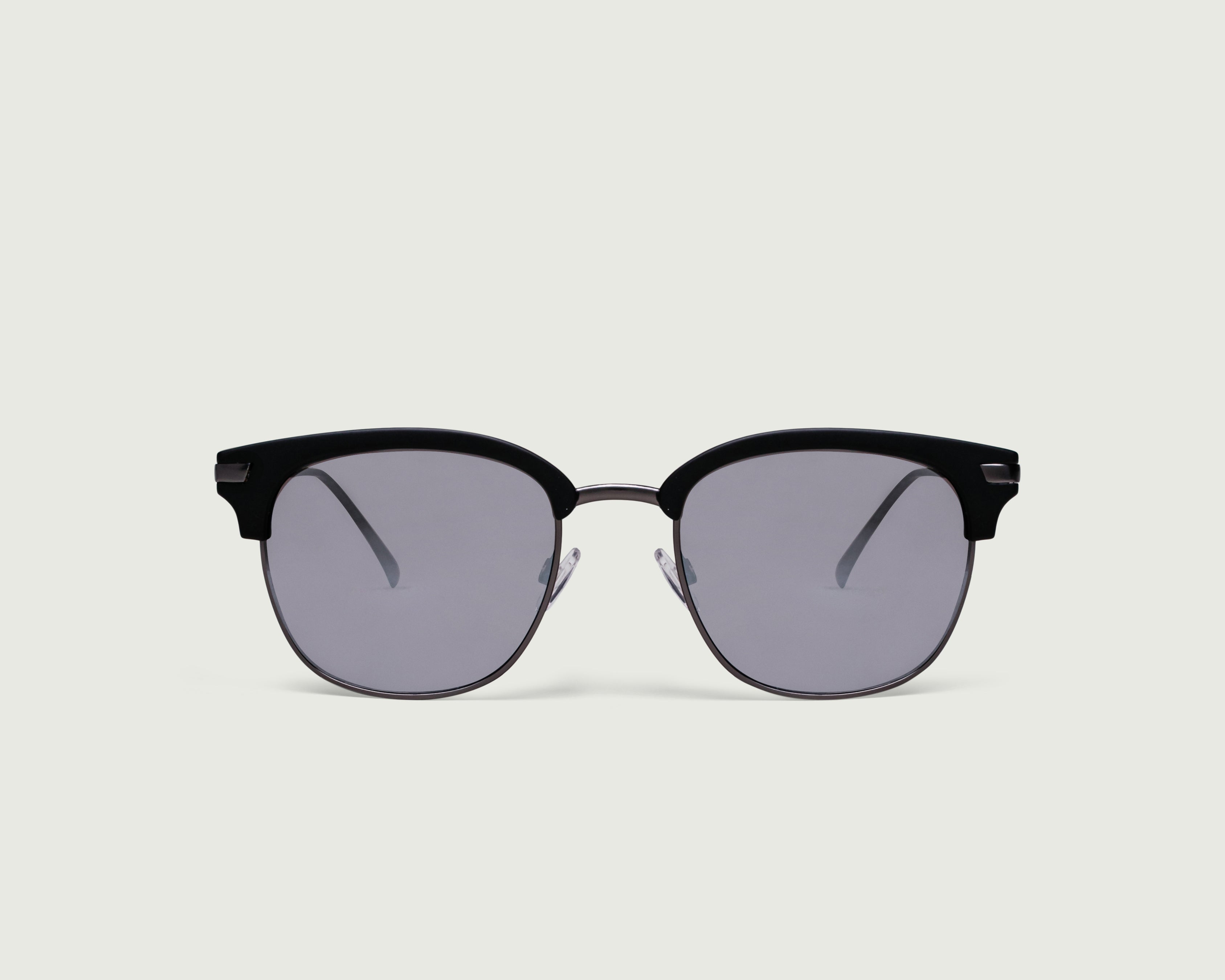 Nickel::Axel Sunglasses browline black plastic metal front