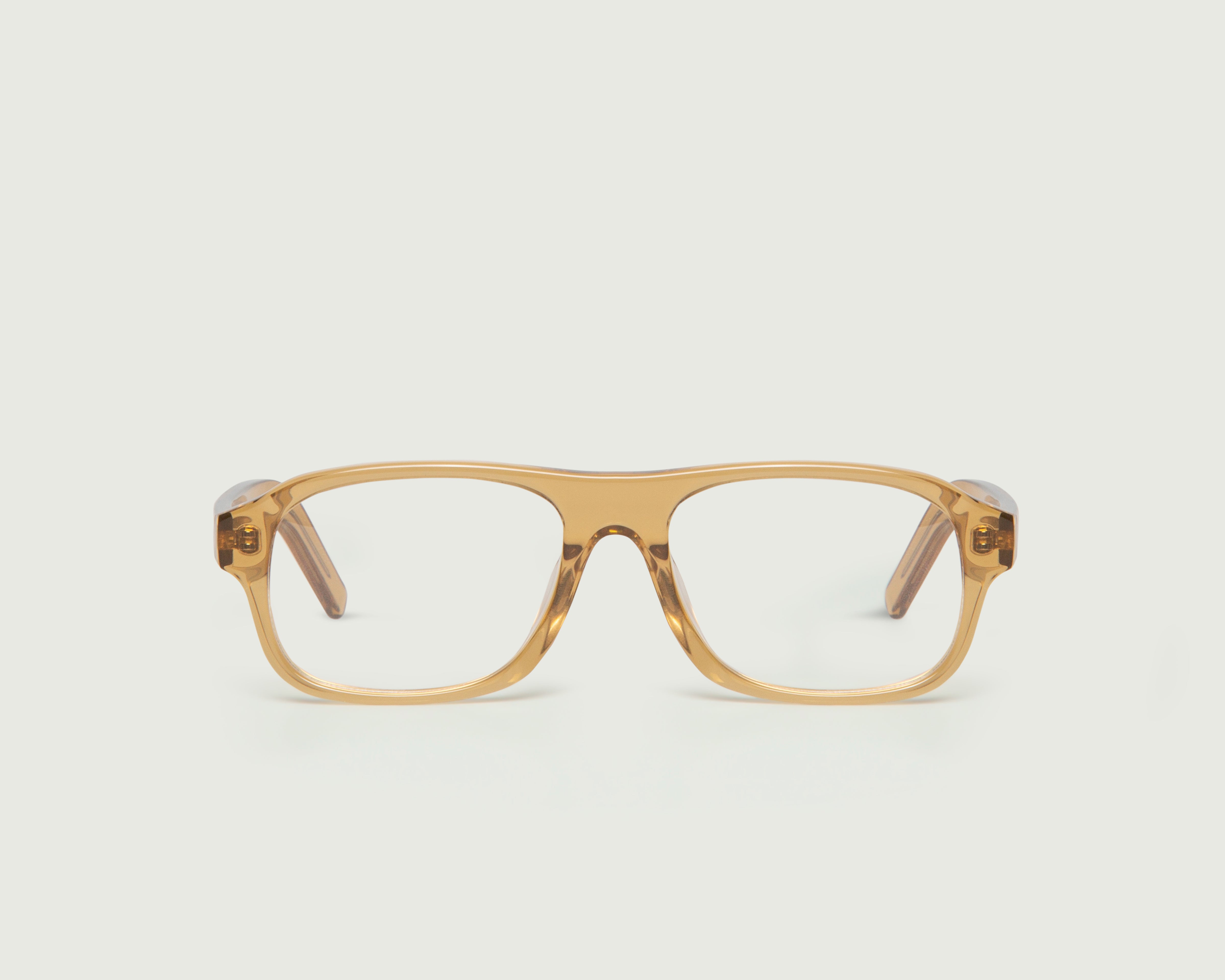 Amber::Briggs  Eyeglasses square yellow acetate front