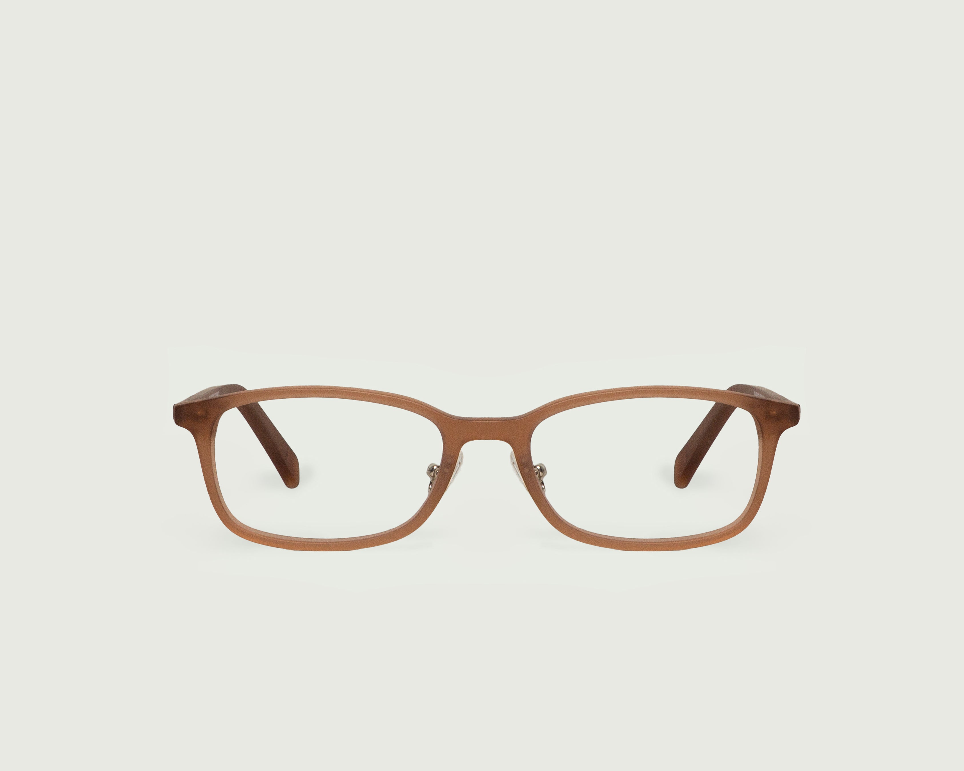 Bark::Arlo+ Eyeglasses rectangle brown acetate front