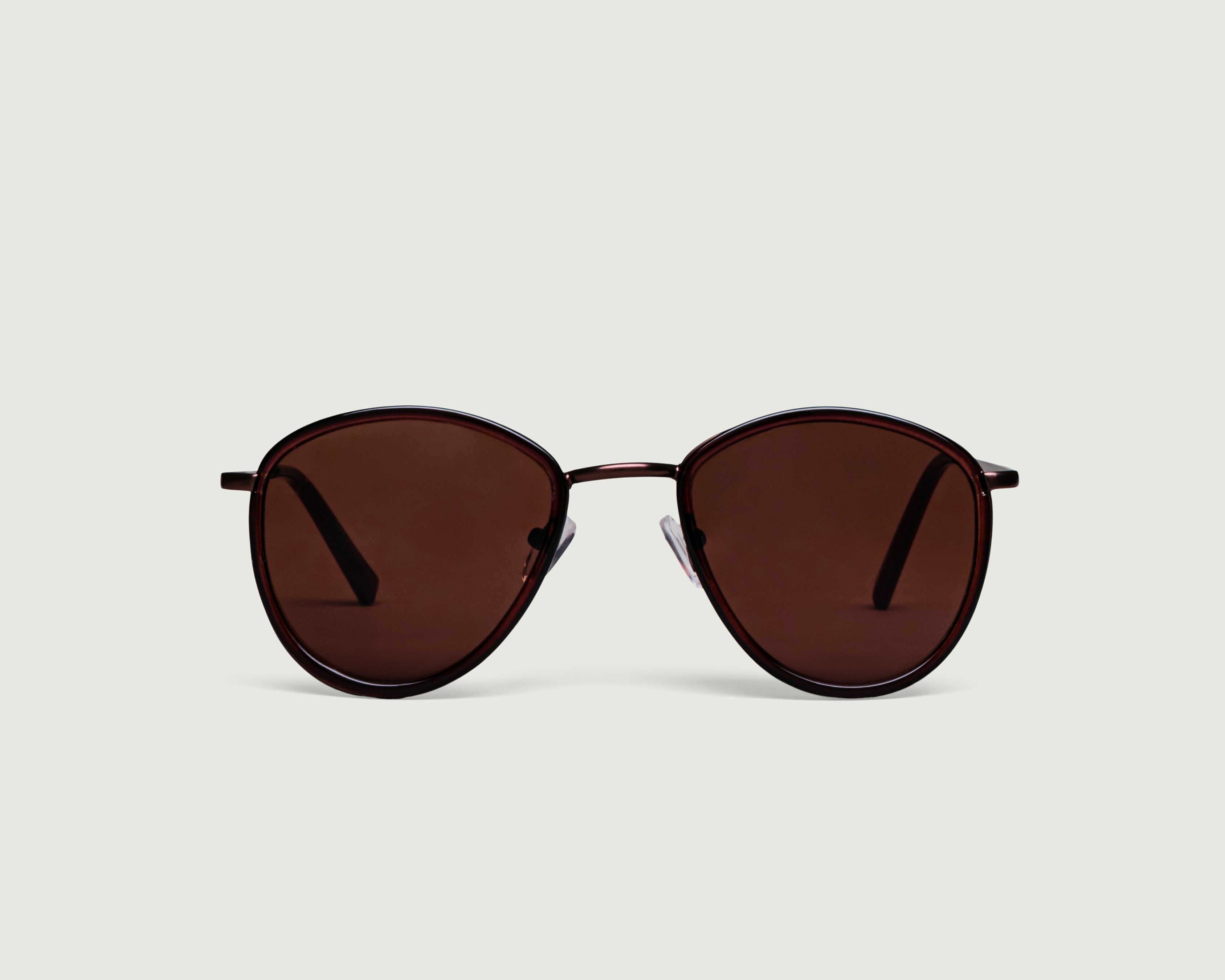 Barbecue::Dallas Sunglasses pilot brown plastic metal front