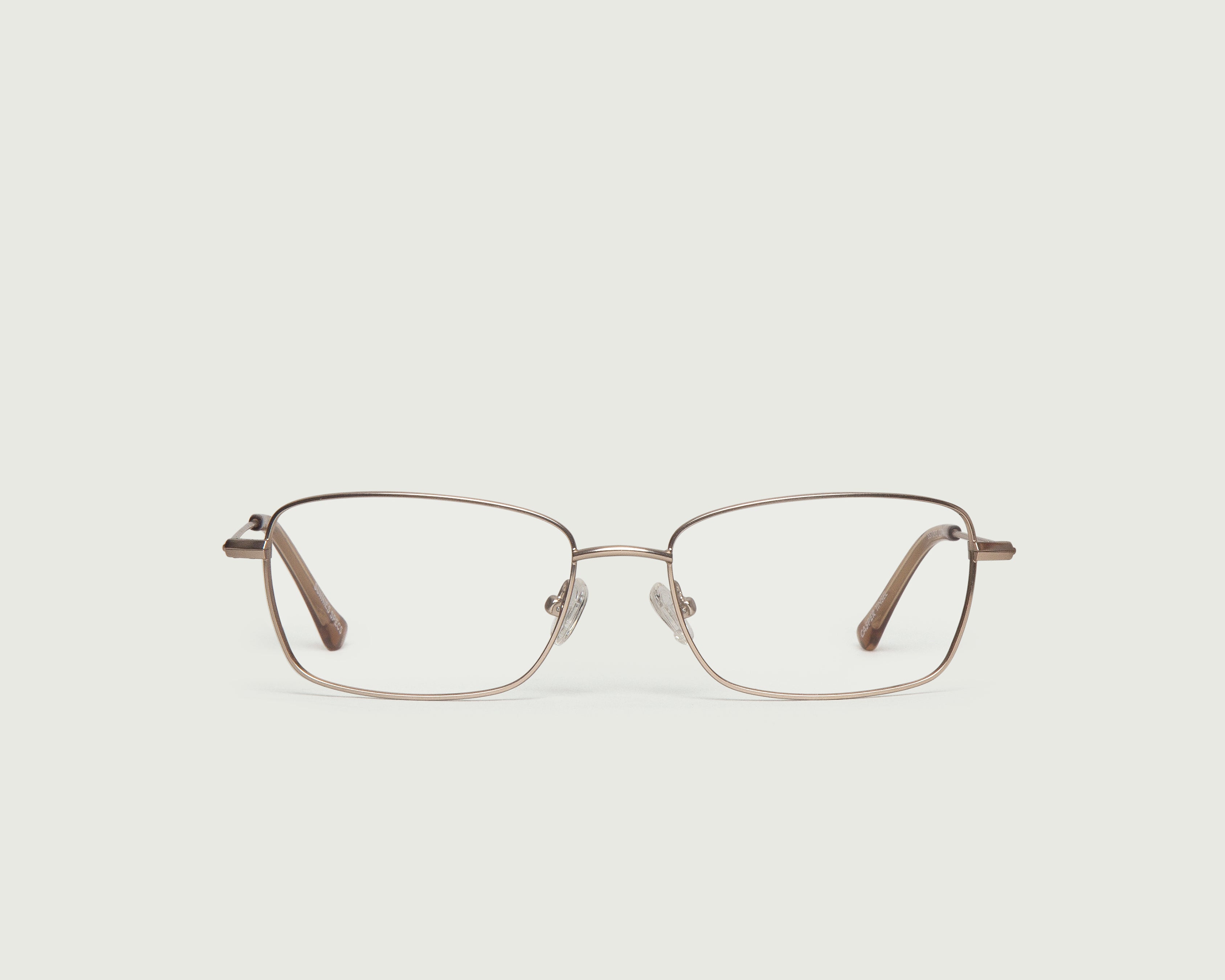Tinsel::Casper Eyeglasses rectangle gold metal front
