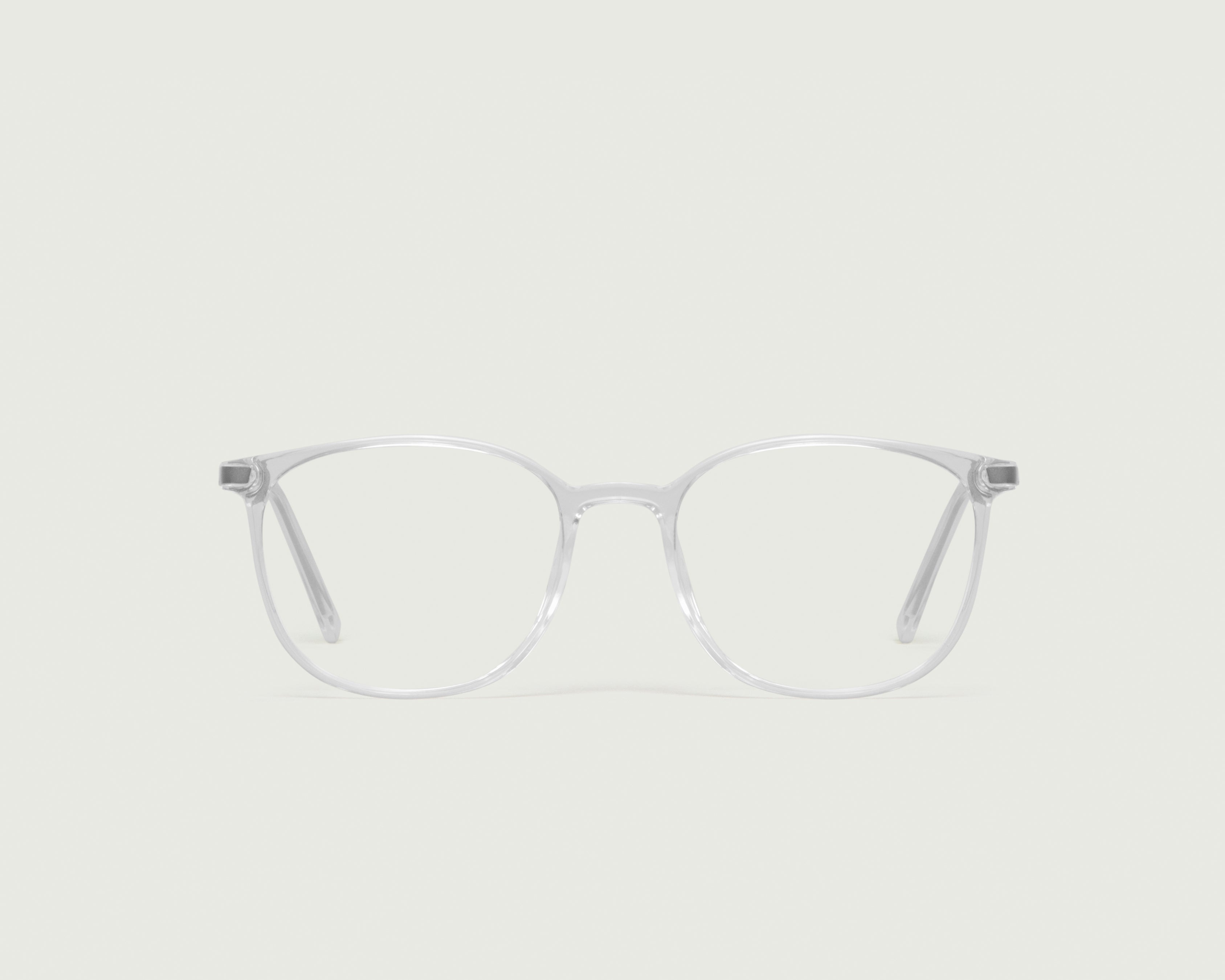 Crystal::Alexi Eyeglasses round clear plastic front