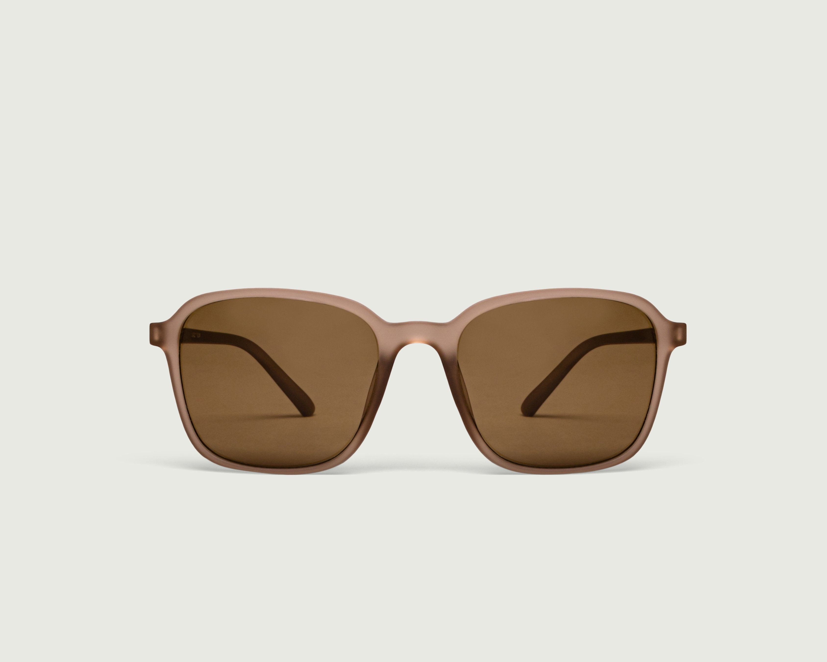 Elm::Lazlo Sunglasses square brown plastic front