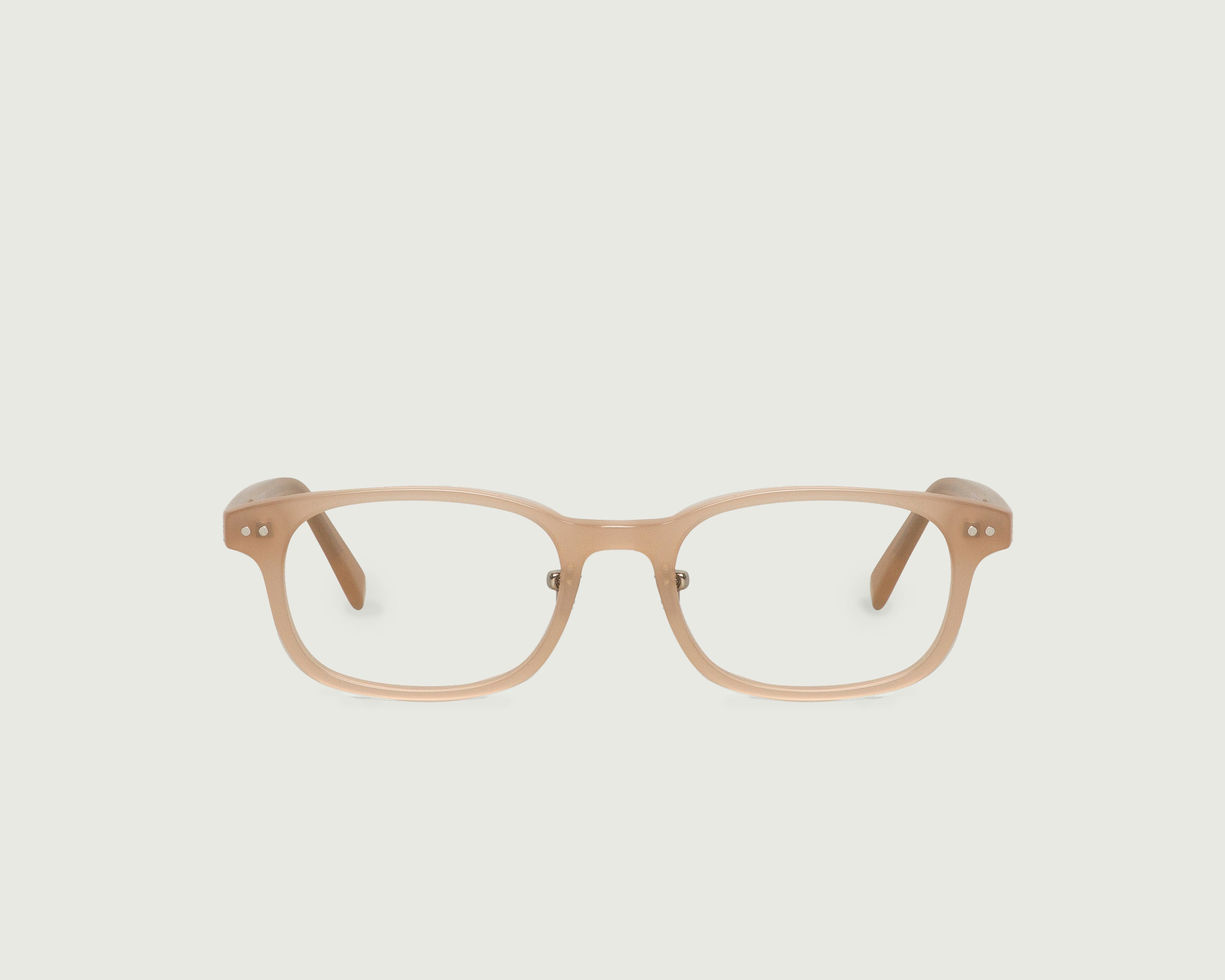 Miso::Ernest Eyeglasses rectangle nude acetate front