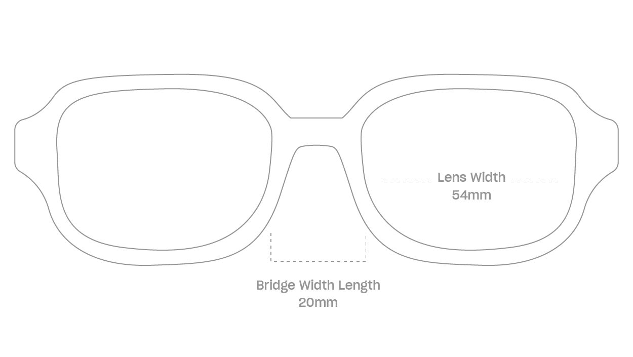 measurement::lens width Lark Eyeglasses rectangle acetate