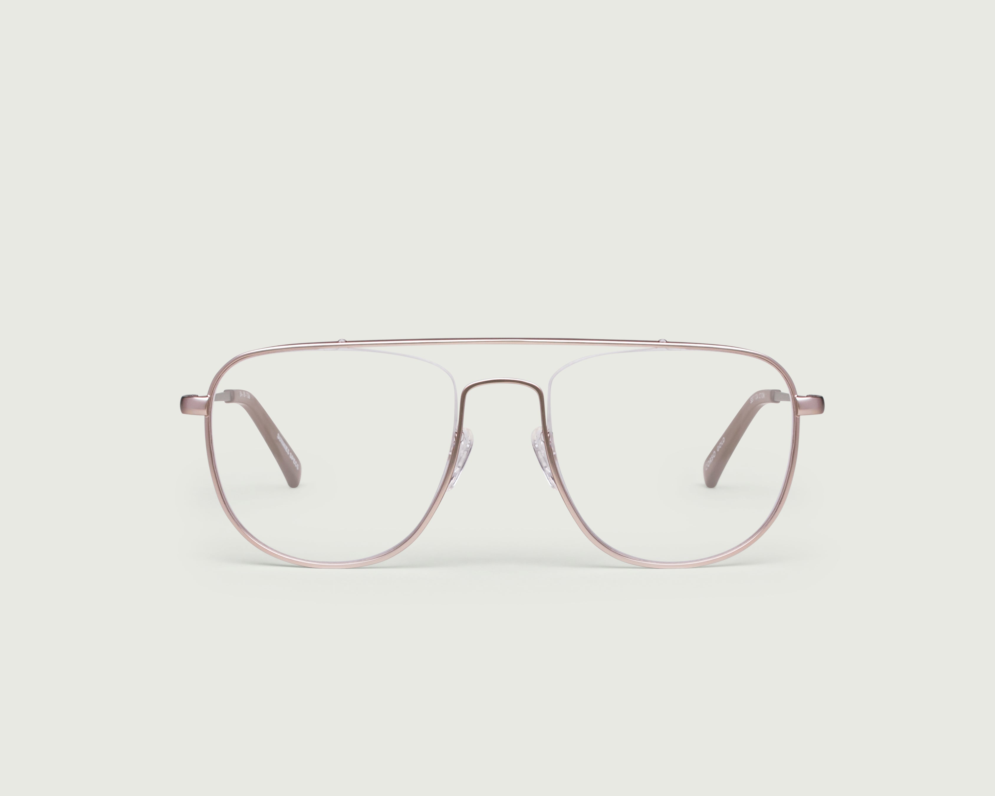 Gold::Corso Eyeglasses square gold metal front