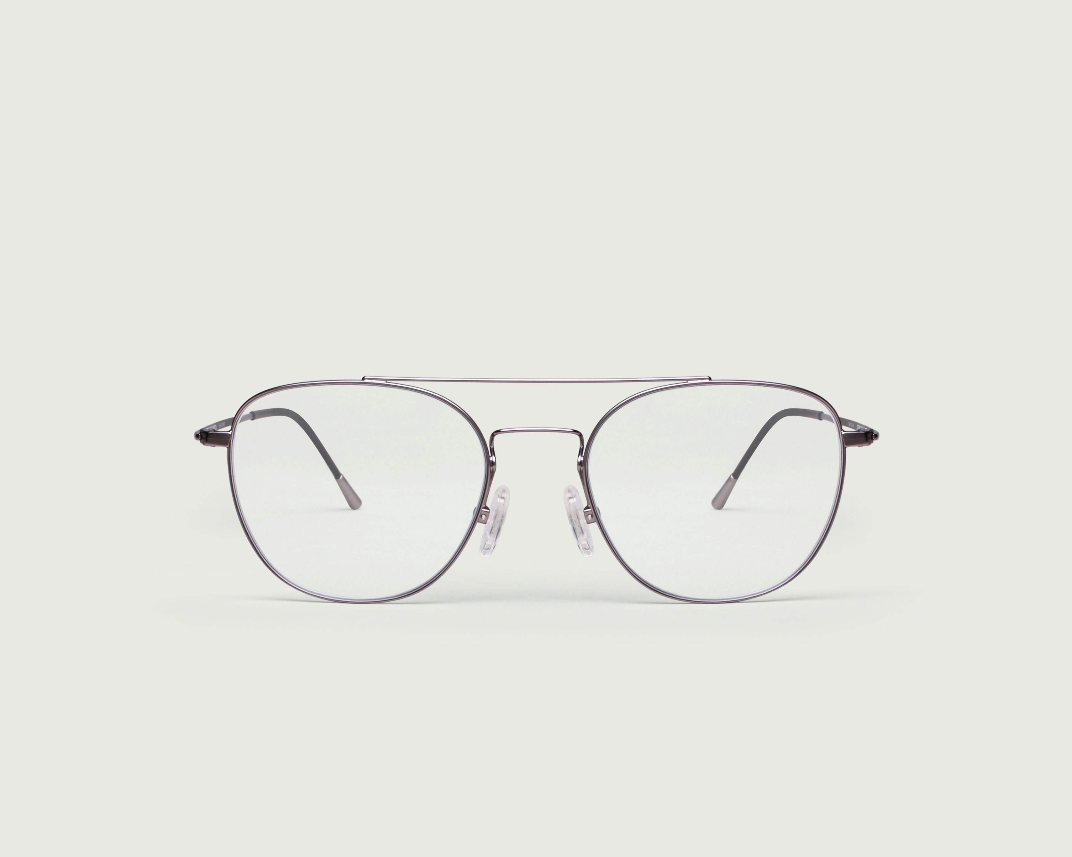 Gunmetal::Cohen Eyeglasses pilot gray metal front