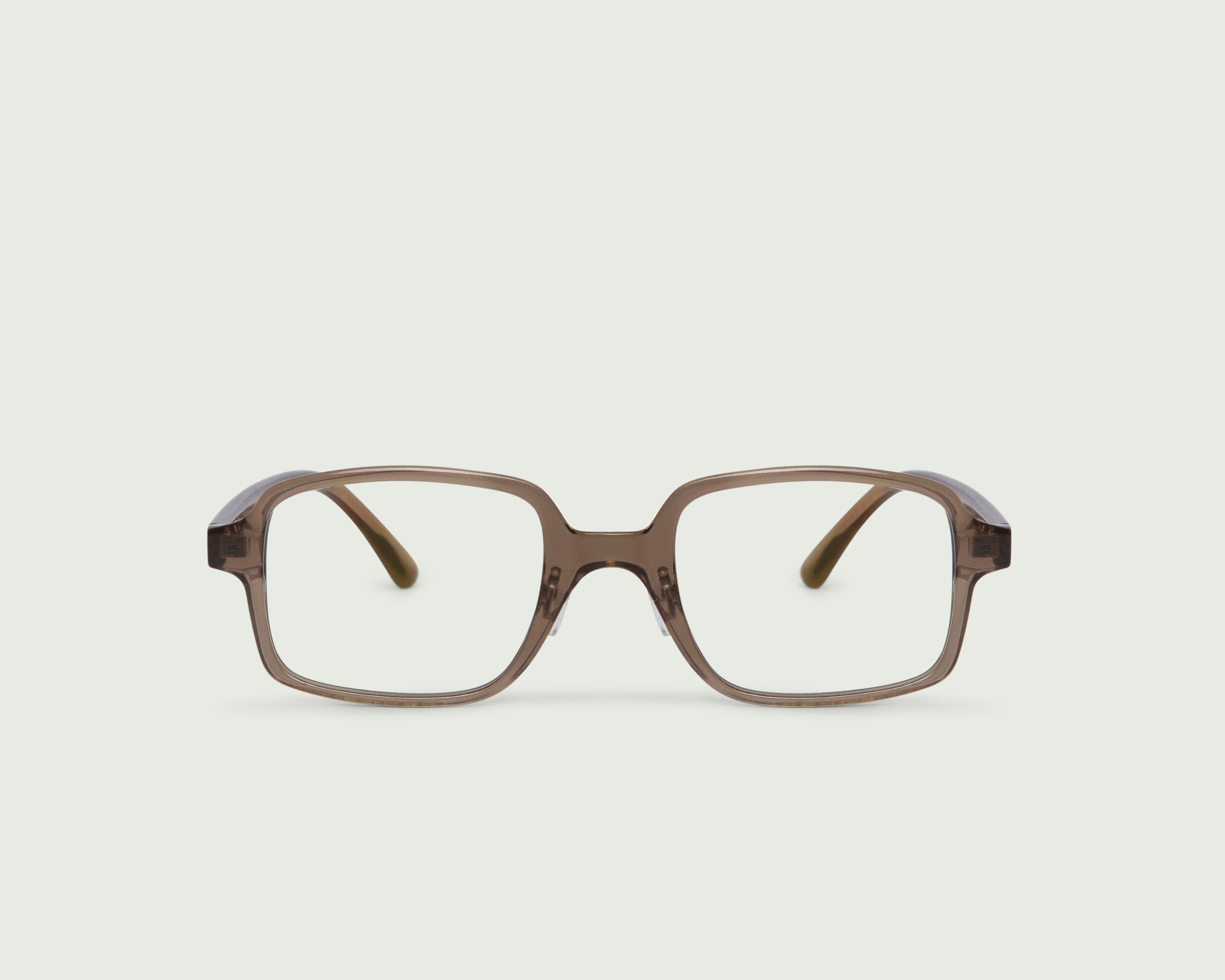 Fog::Idris Anti-Radiation Glasses square brown recycled polyester front