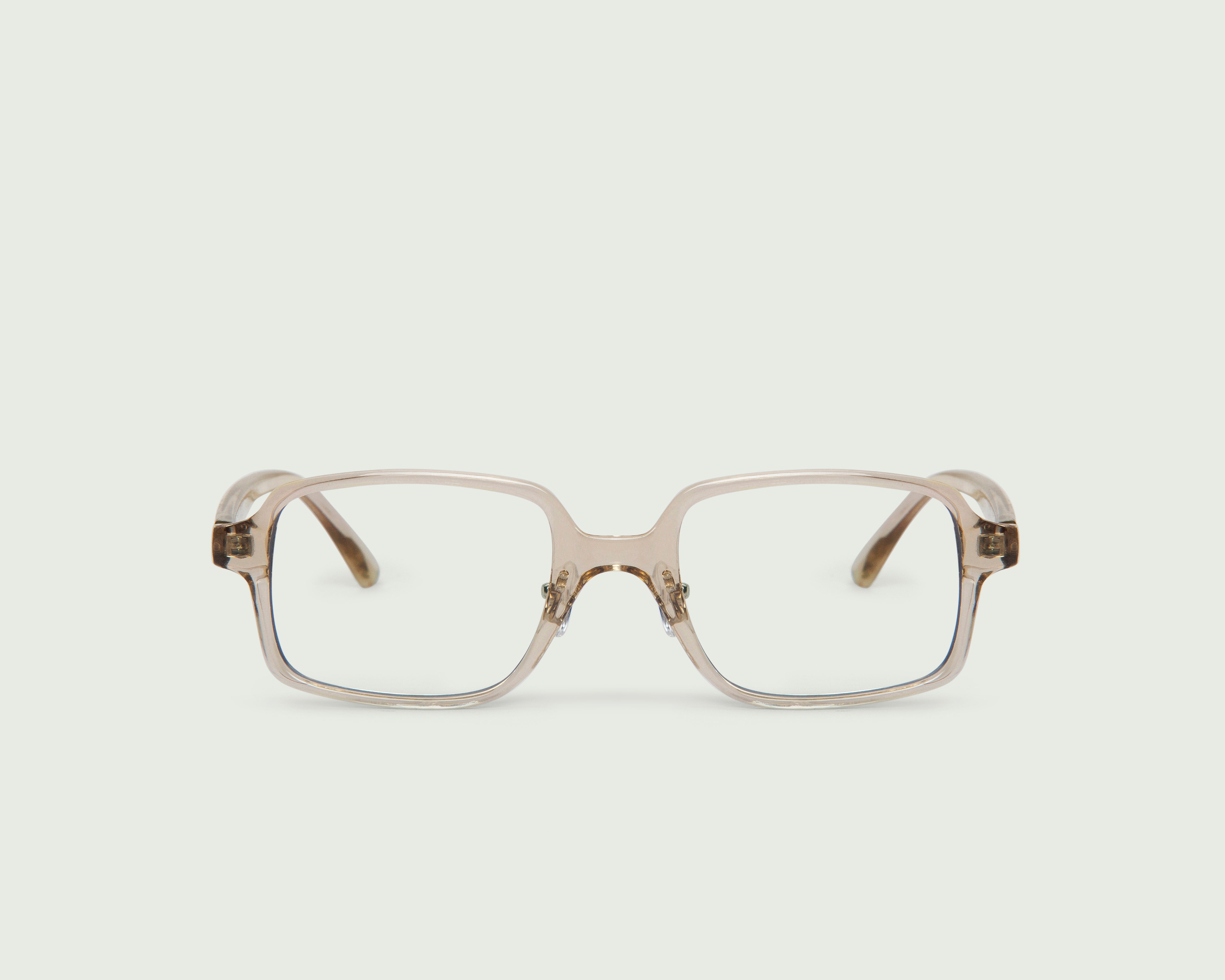 Sand::Idris Anti-Radiation Glasses square white recycled polyester front