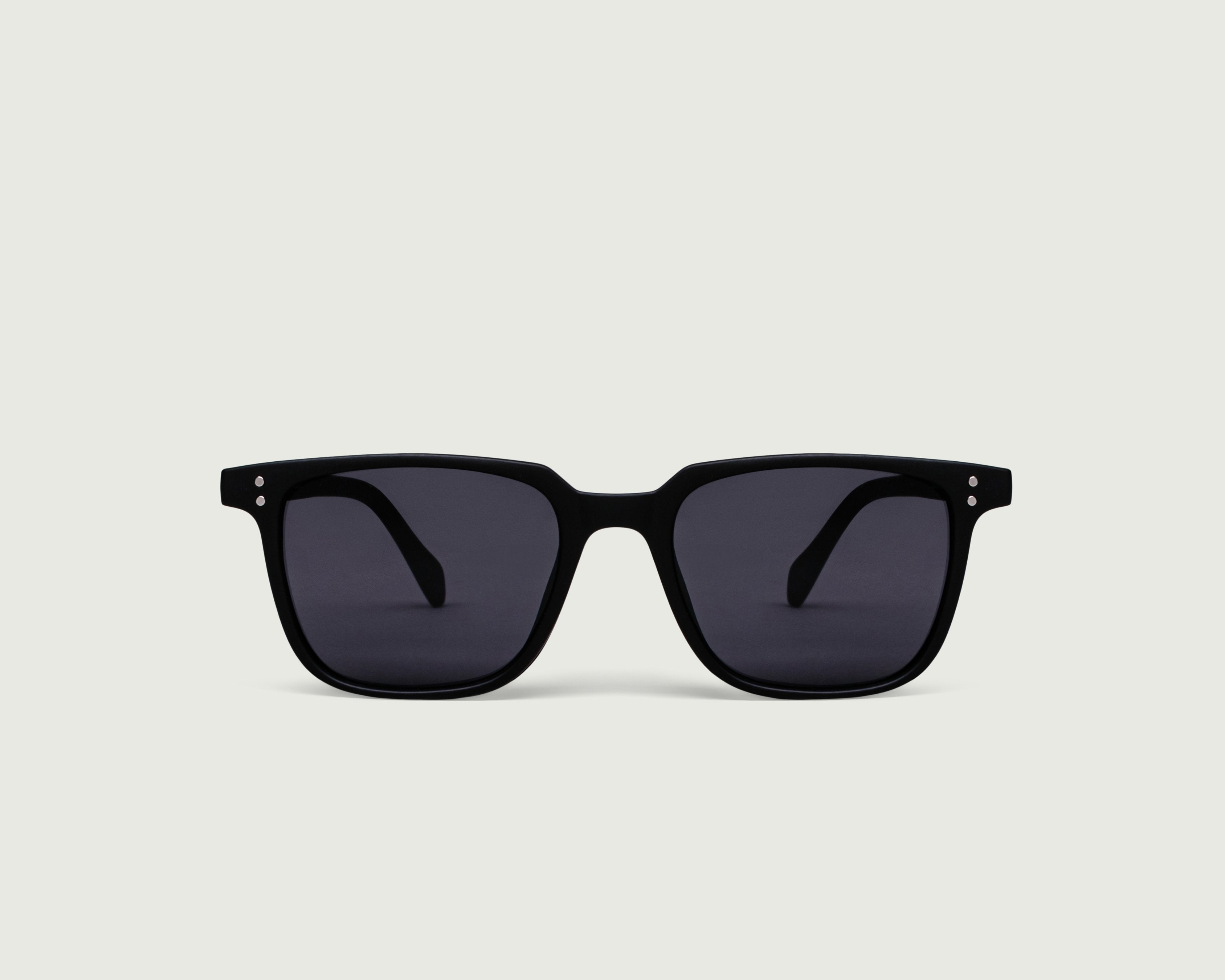 Ink::Henrick Sunglasses square black plastic front