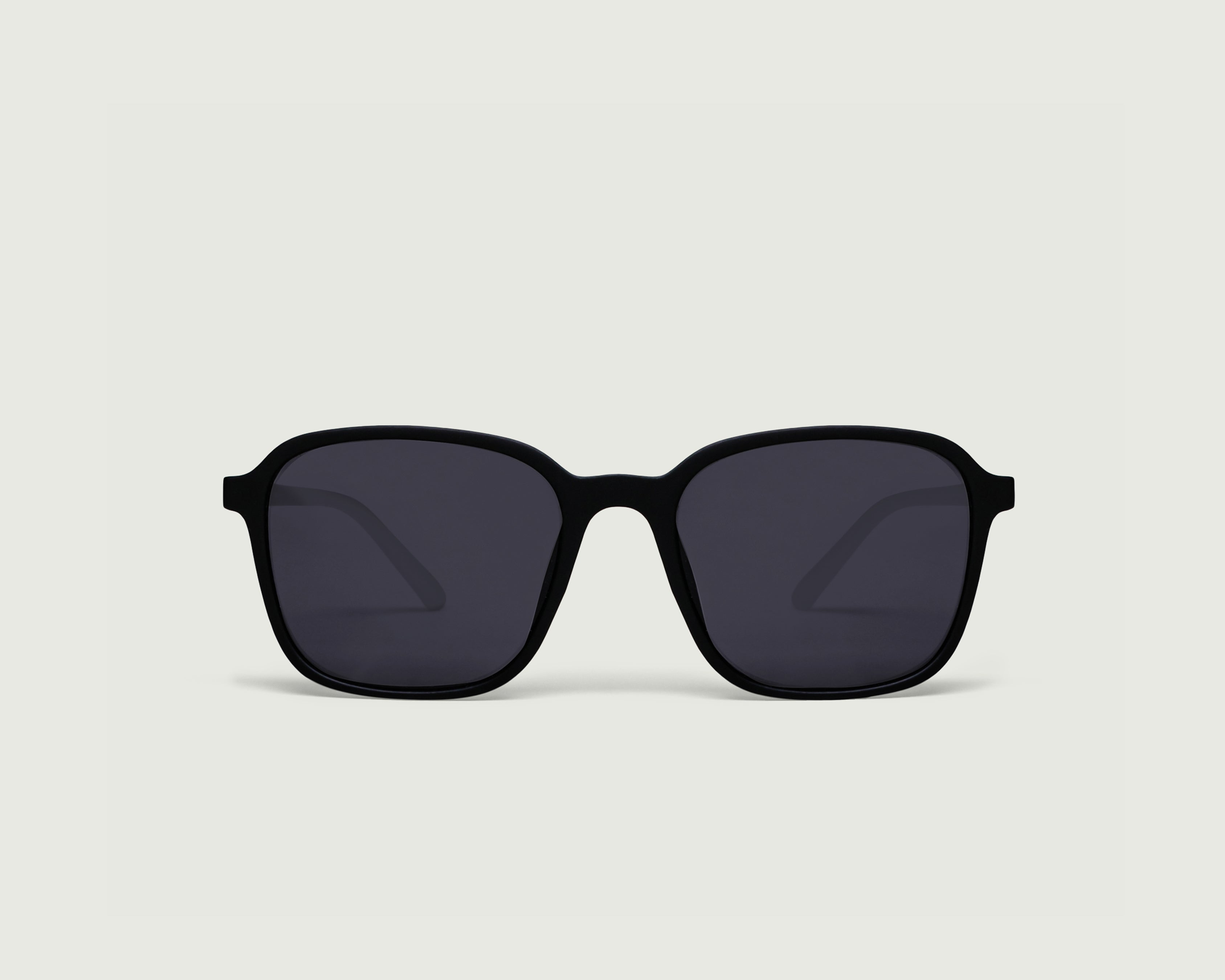 Ink::Lazlo Sunglasses square black plastic front