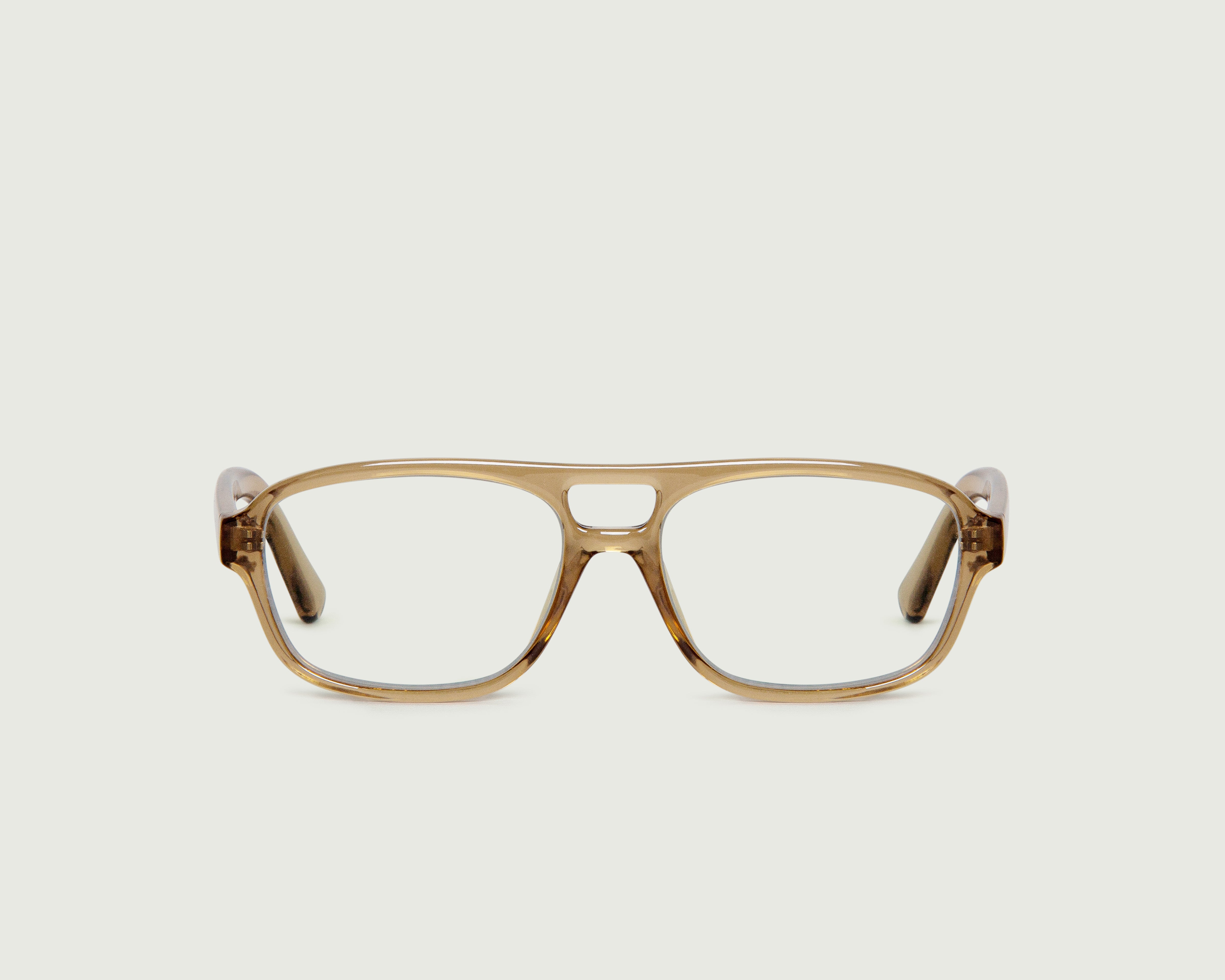 Manuka::Tobias Anti-Radiation Glasses pilot brown recycled polyester front