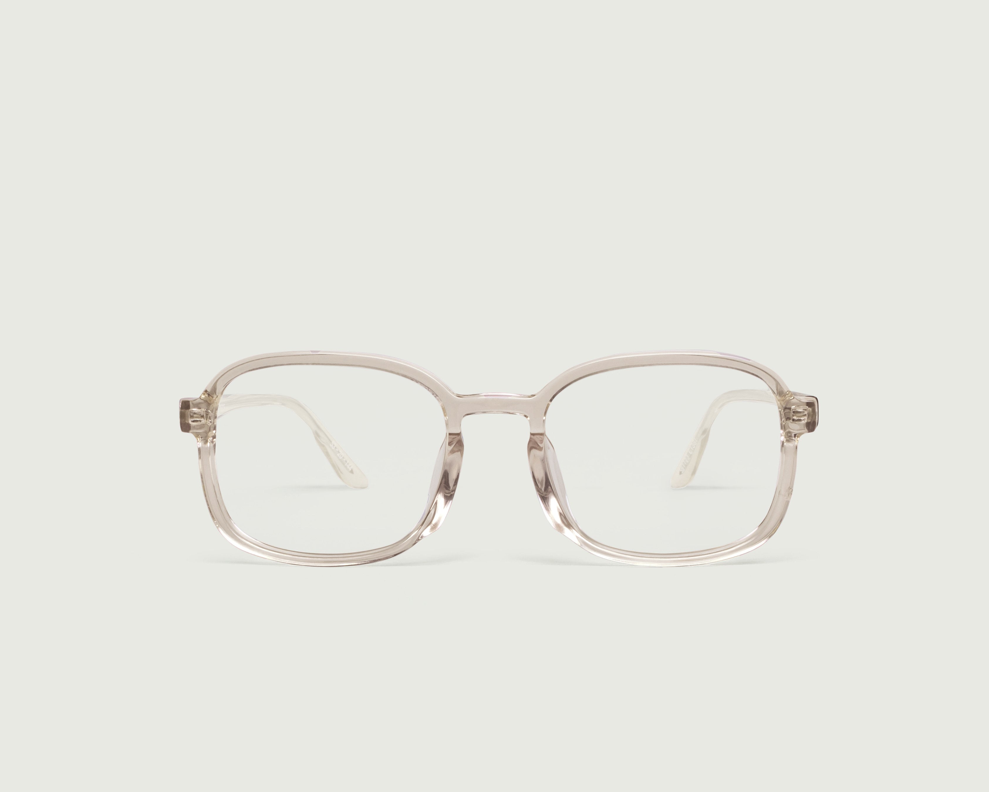 Pale Nude::Shiro Eyeglasses square nude acetate front