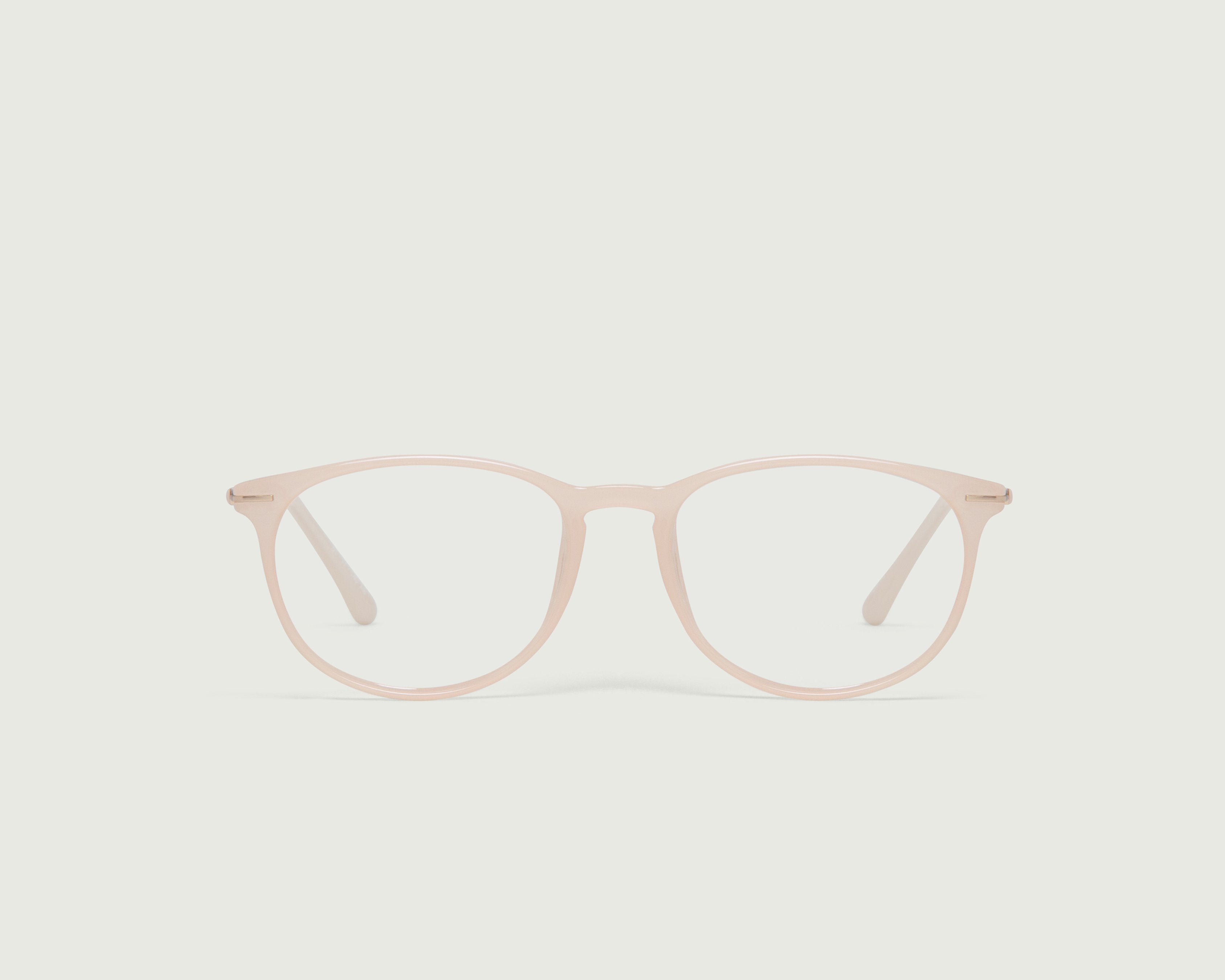 Quartz::Zola Eyeglasses round white plastic front
