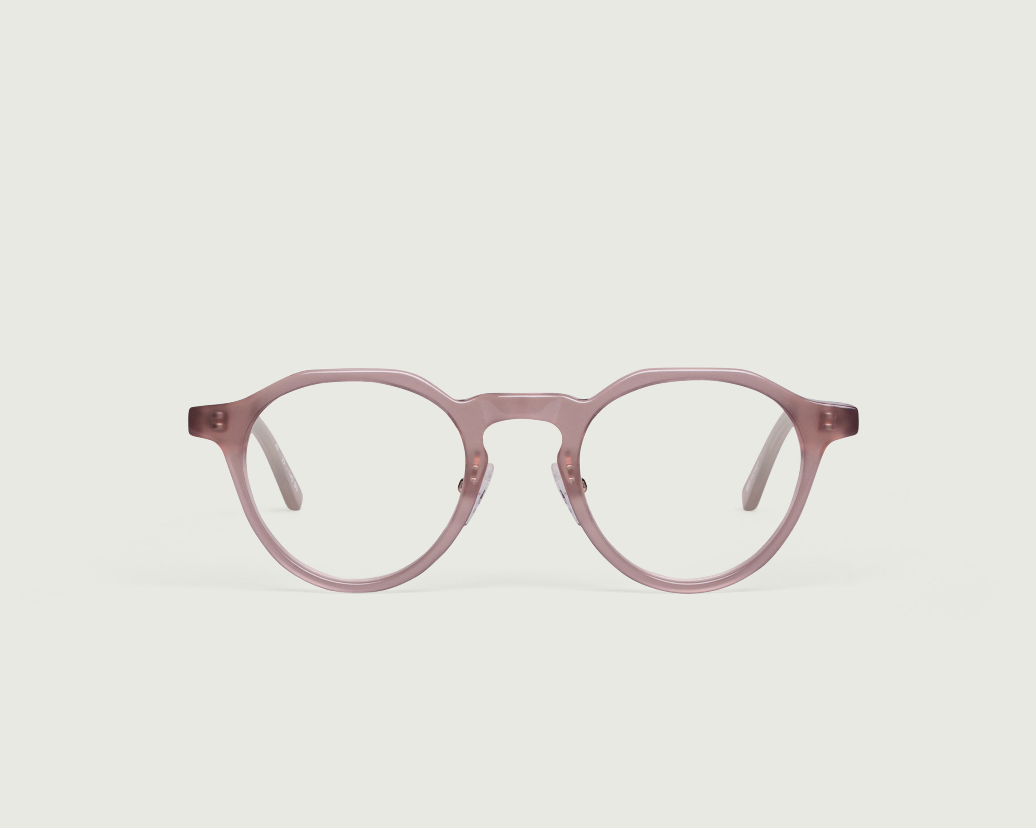 Honey::Rei Eyeglasses round nude acetate front