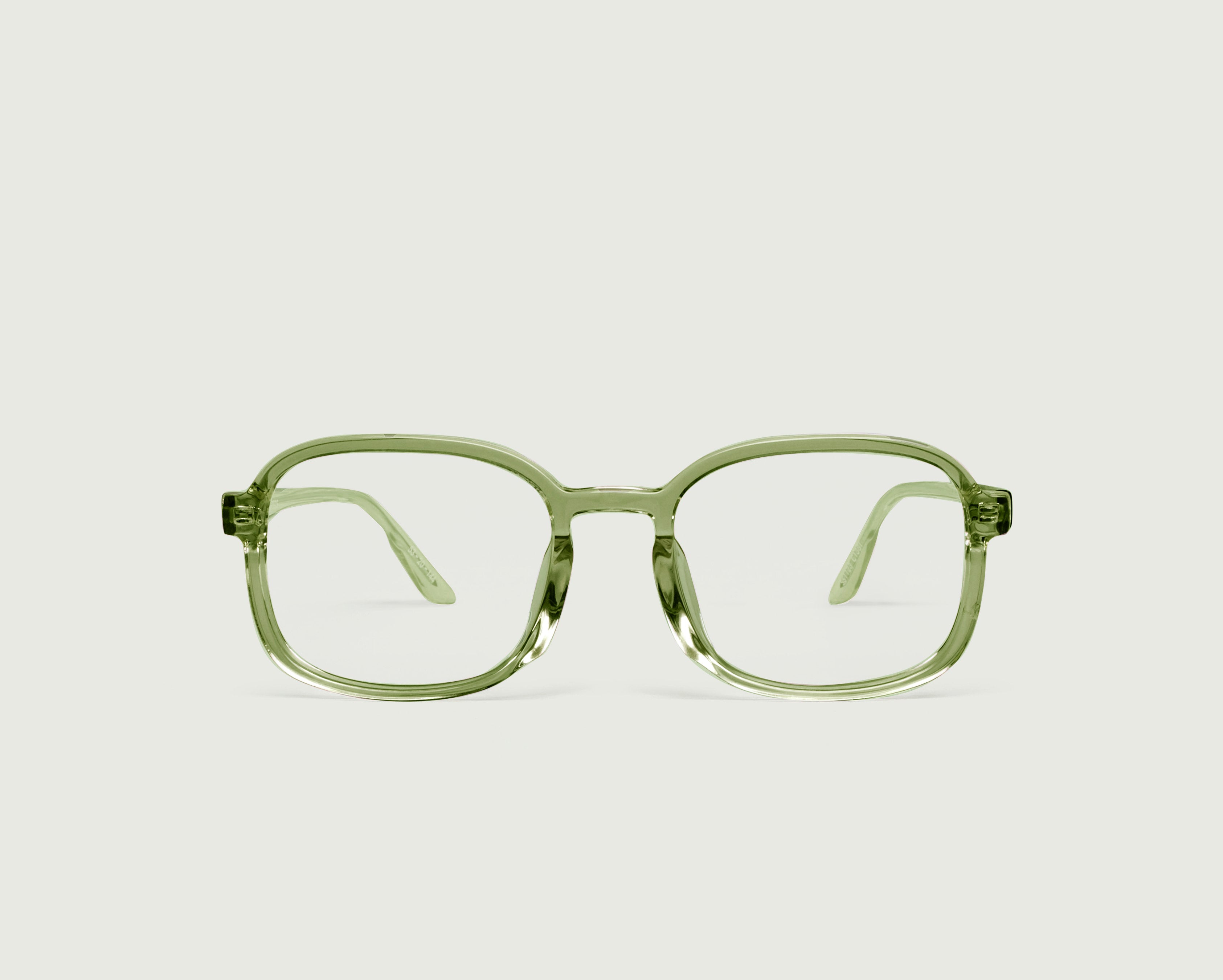 Matcha::Shiro Eyeglasses square green acetate front