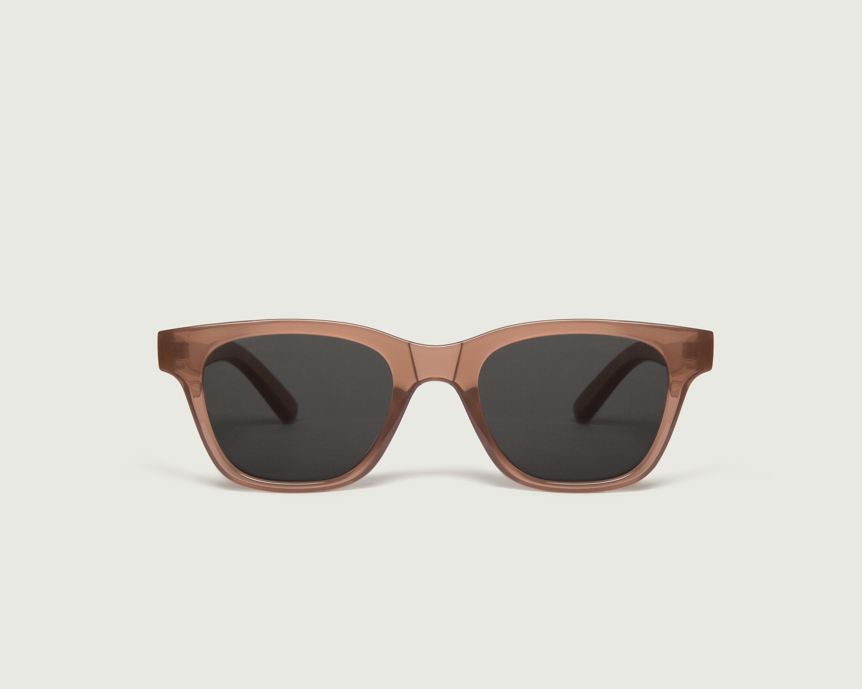 Sable::Theo Sunglasses square brown plastic front