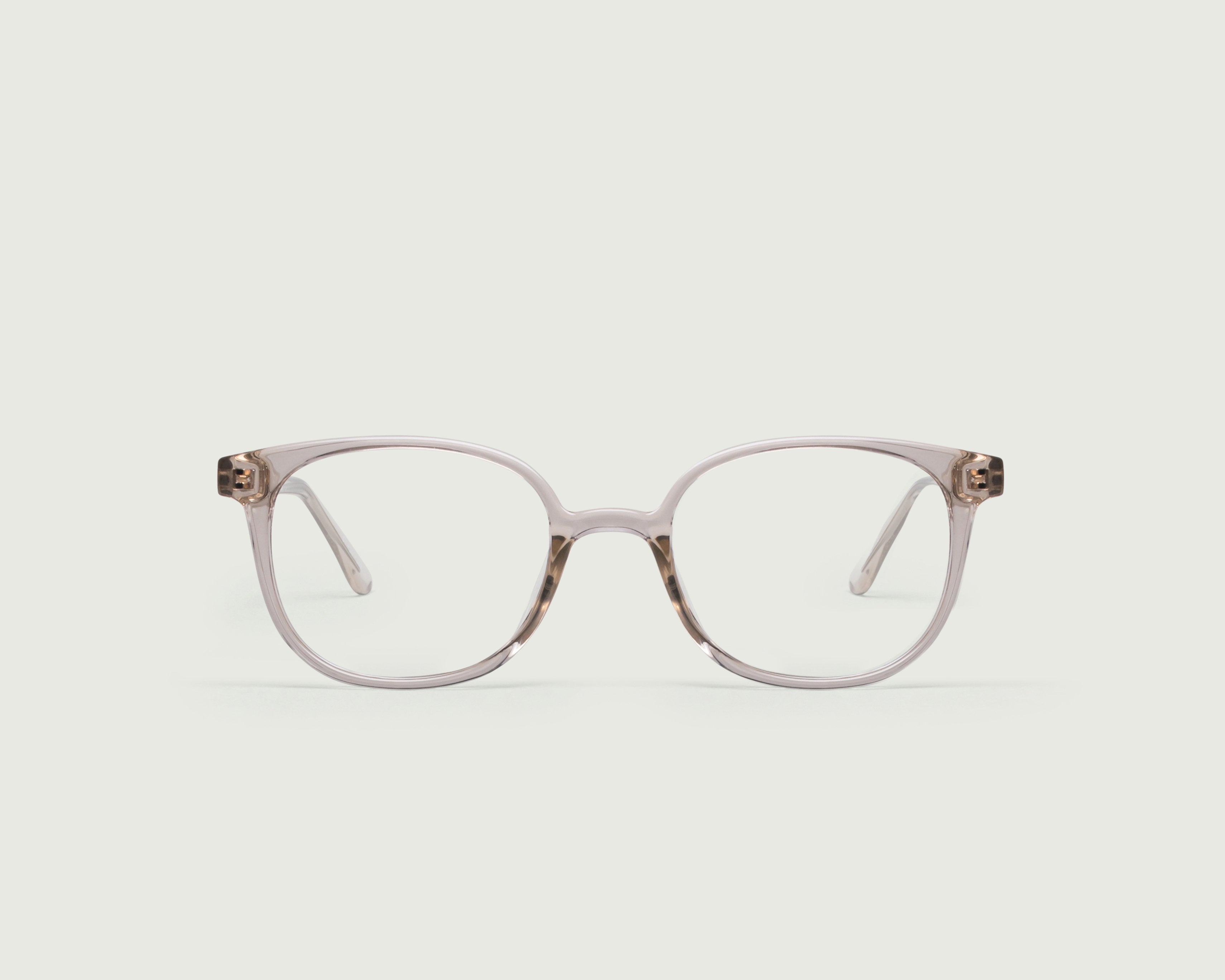 Smoke::Bleecker Eyeglasses square gray plastic front