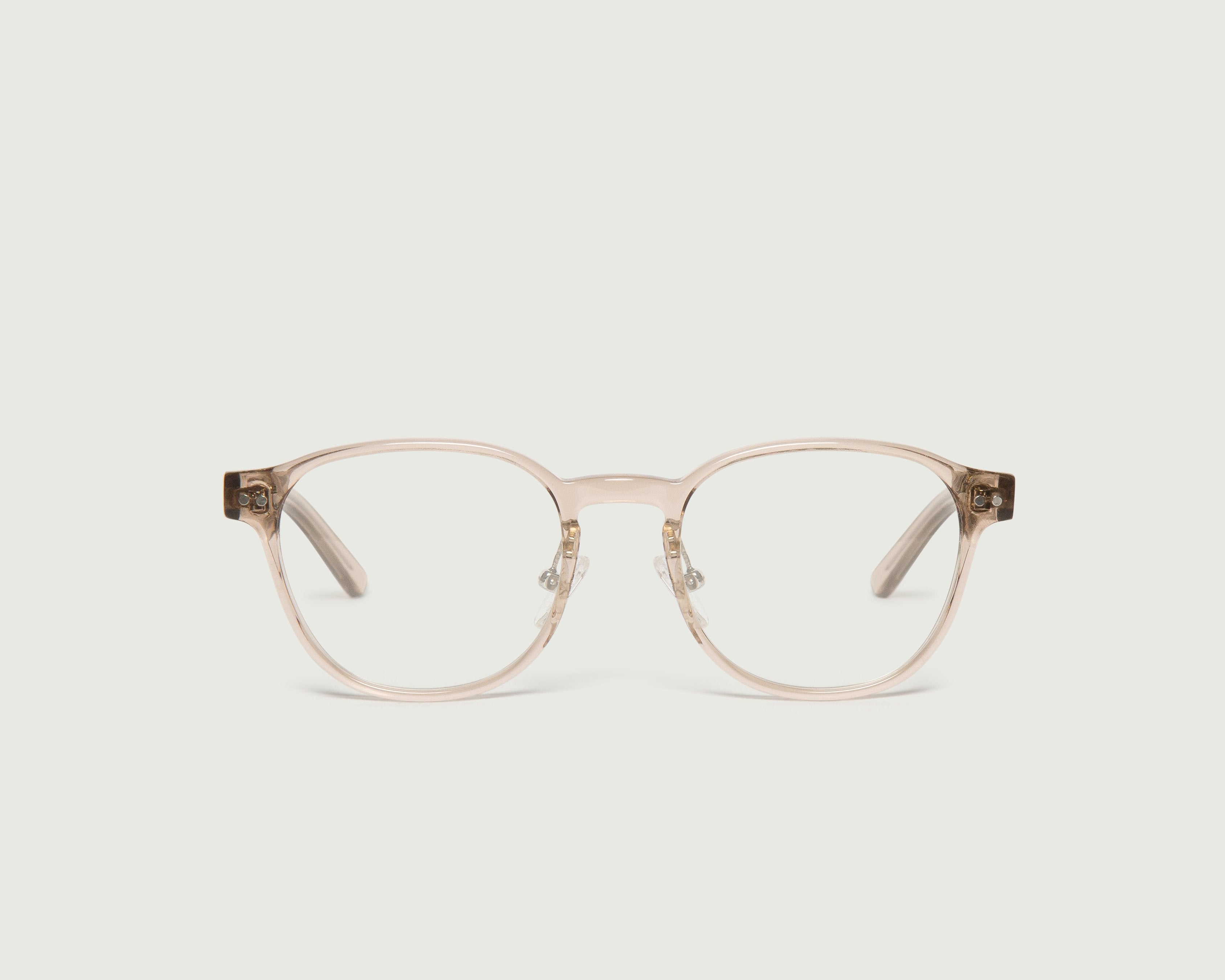 Tea::Orman Eyeglasses round nude acetate front