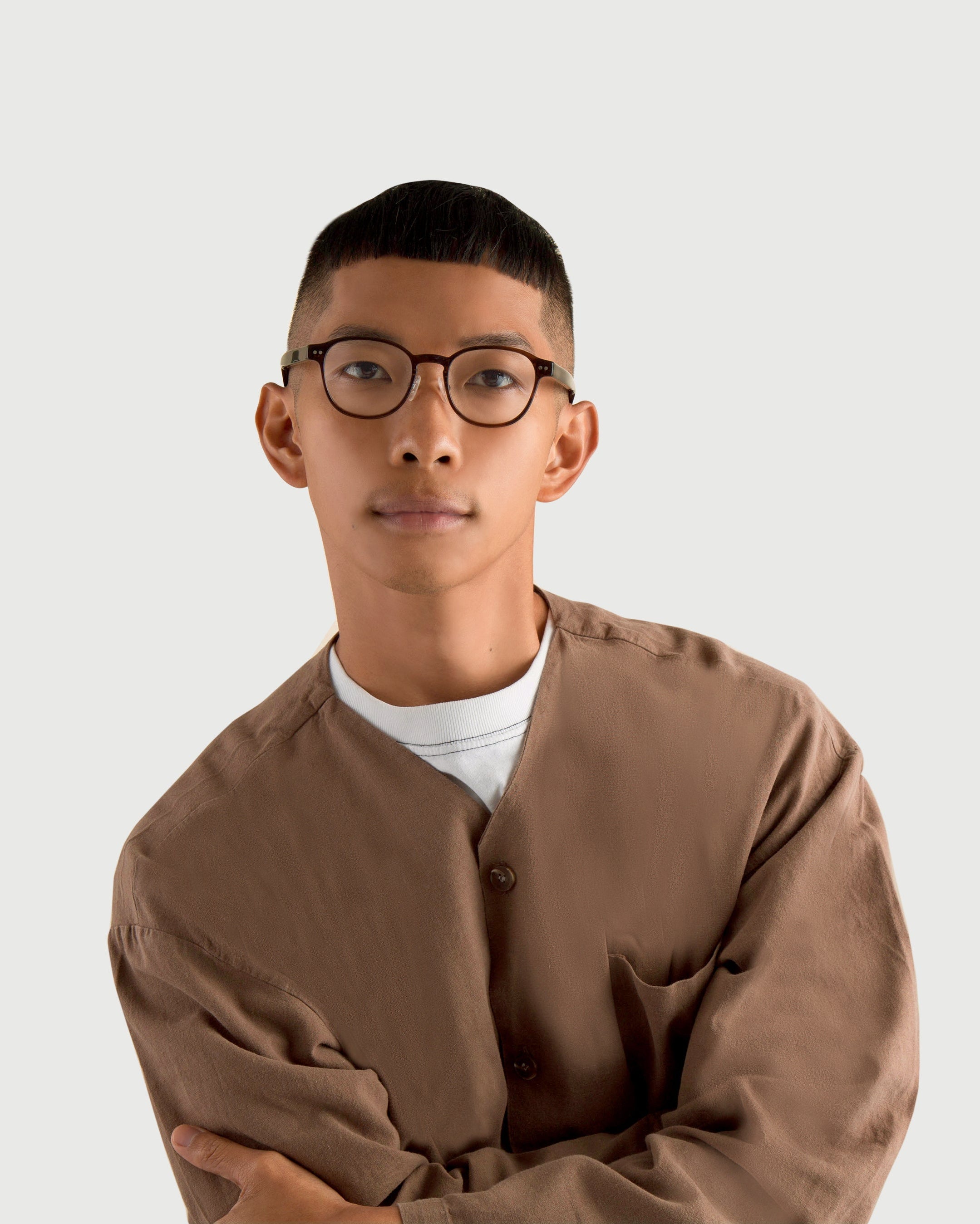 men Orman Eyeglasses square black plastic