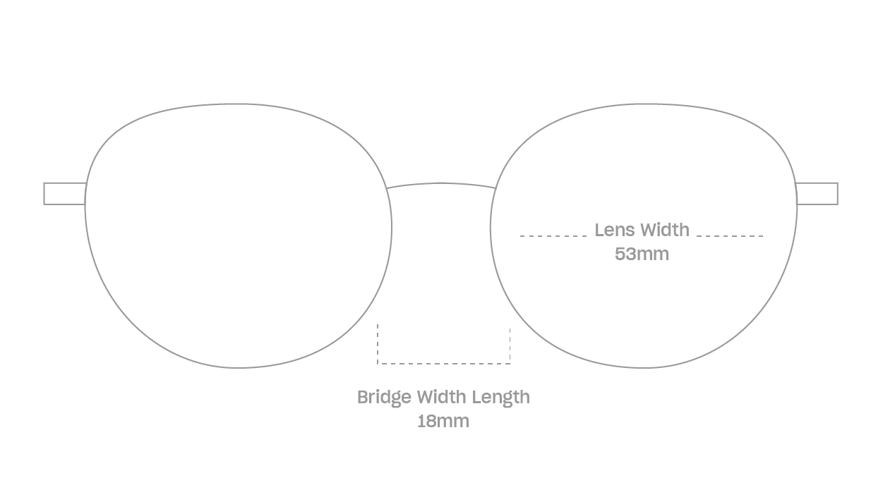 measurement::lens width Aalto+ Eyeglasses round metal
