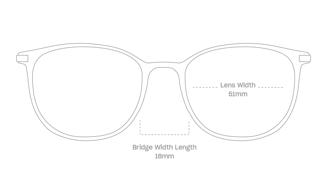 measurement::lens width Alexi Eyeglasses round plastic