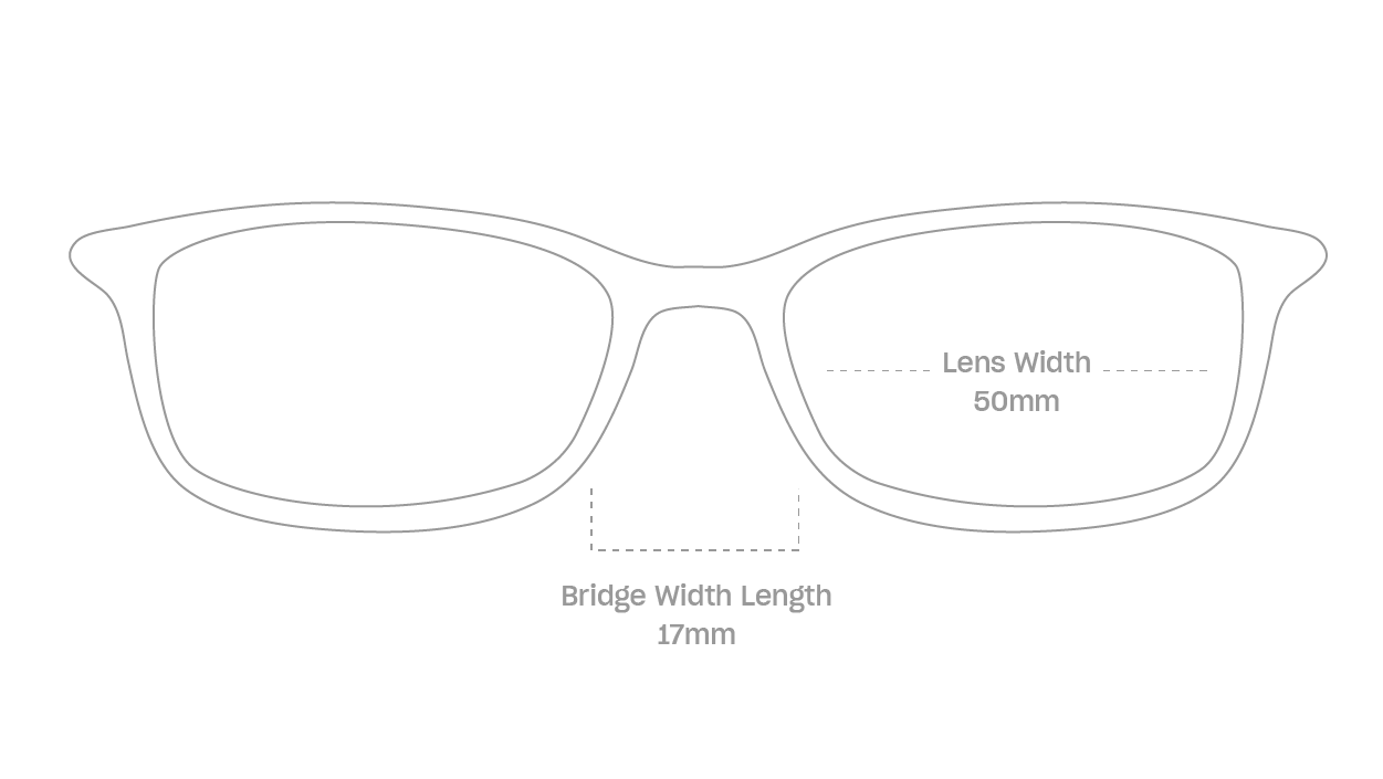 measurement::lens width Arlo+ Eyeglasses rectangle acetate