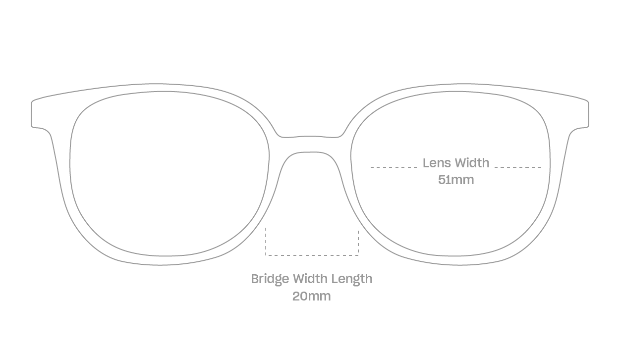 measurement::lens width Bleecker Eyeglasses square plastic