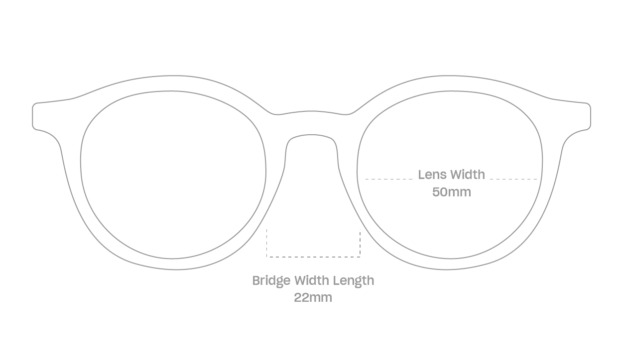 measurement::lens width Caine Eyeglasses round acetate