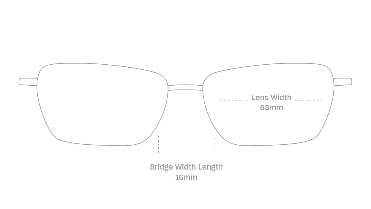 measurement::lens width Casper Eyeglasses rectangle metal