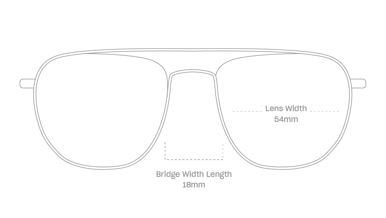 measurement::lens width Corso Eyeglasses square metal