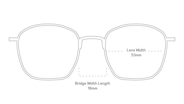 measurement::lens width Dillon Eyeglasses square plastic