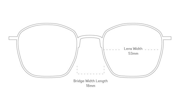 measurement::lens width Hans Eyeglasses square acetate