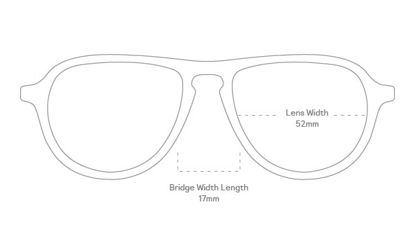 measurement::lens width Howser Eyeglasses pilot acetate
