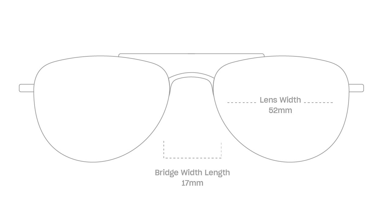 measurement::lens width Julius Eyeglasses pilot metal