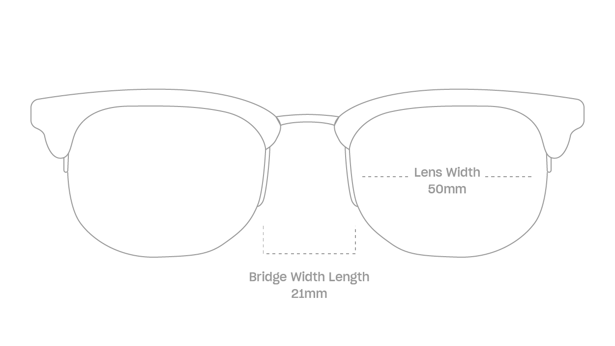measurement::lens width Ludlow Eyeglasses browline plastic