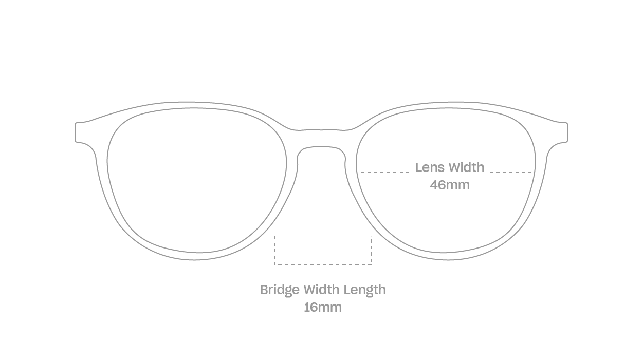 measurement::lens width Ren Eyeglasses round plastic