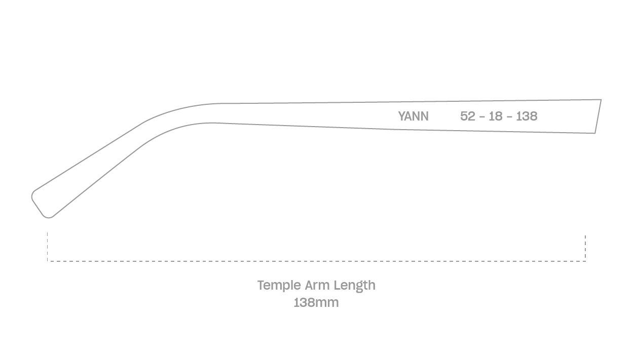 measurement::arm length Yann Sunglasses square plastic
