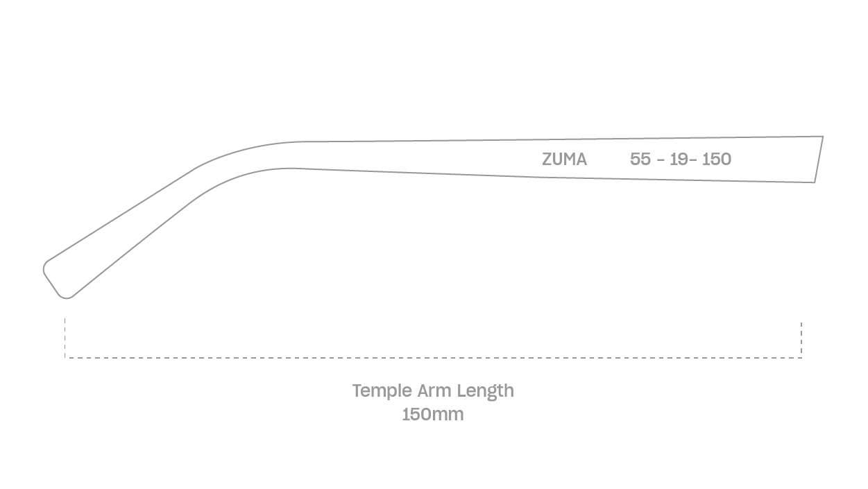 measurement::arm length Zuma Sunglasses round metal