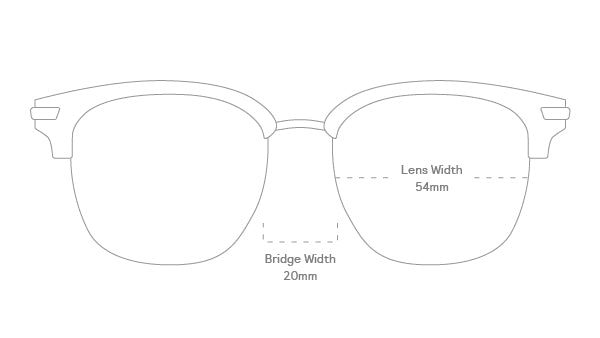 measurement::lens width Axel Sunglasses browline plastic metal