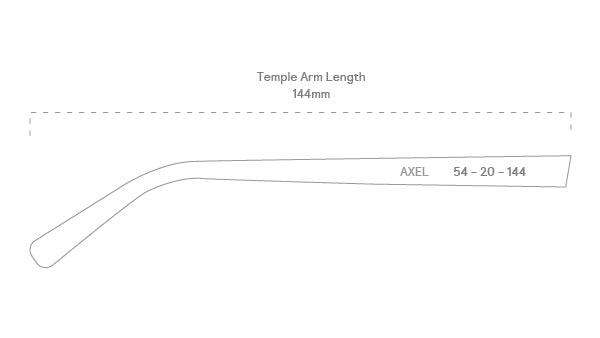 measurement::arm length Axel Sunglasses browline plastic metal