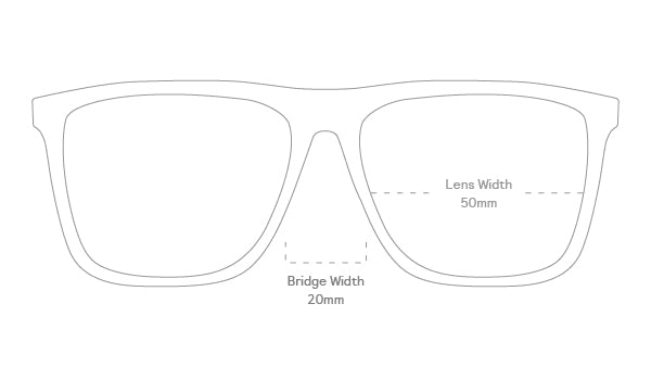 measurement::lens width Corey Sunglasses square plastic